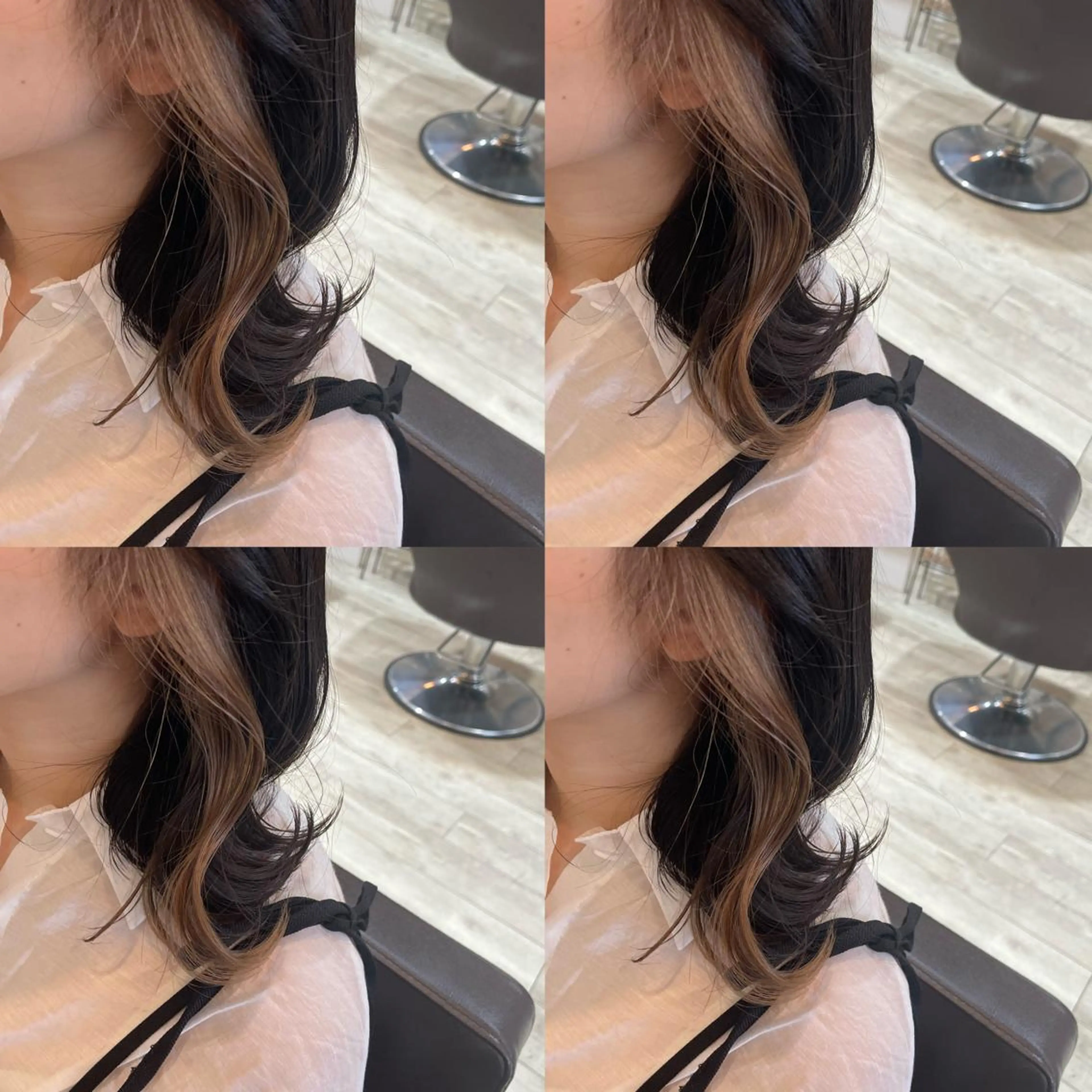 ミディアム ヘアカラー トリートメント 髪質改善×透明感× 艶髪🥀HIYORIのヘアスタイル