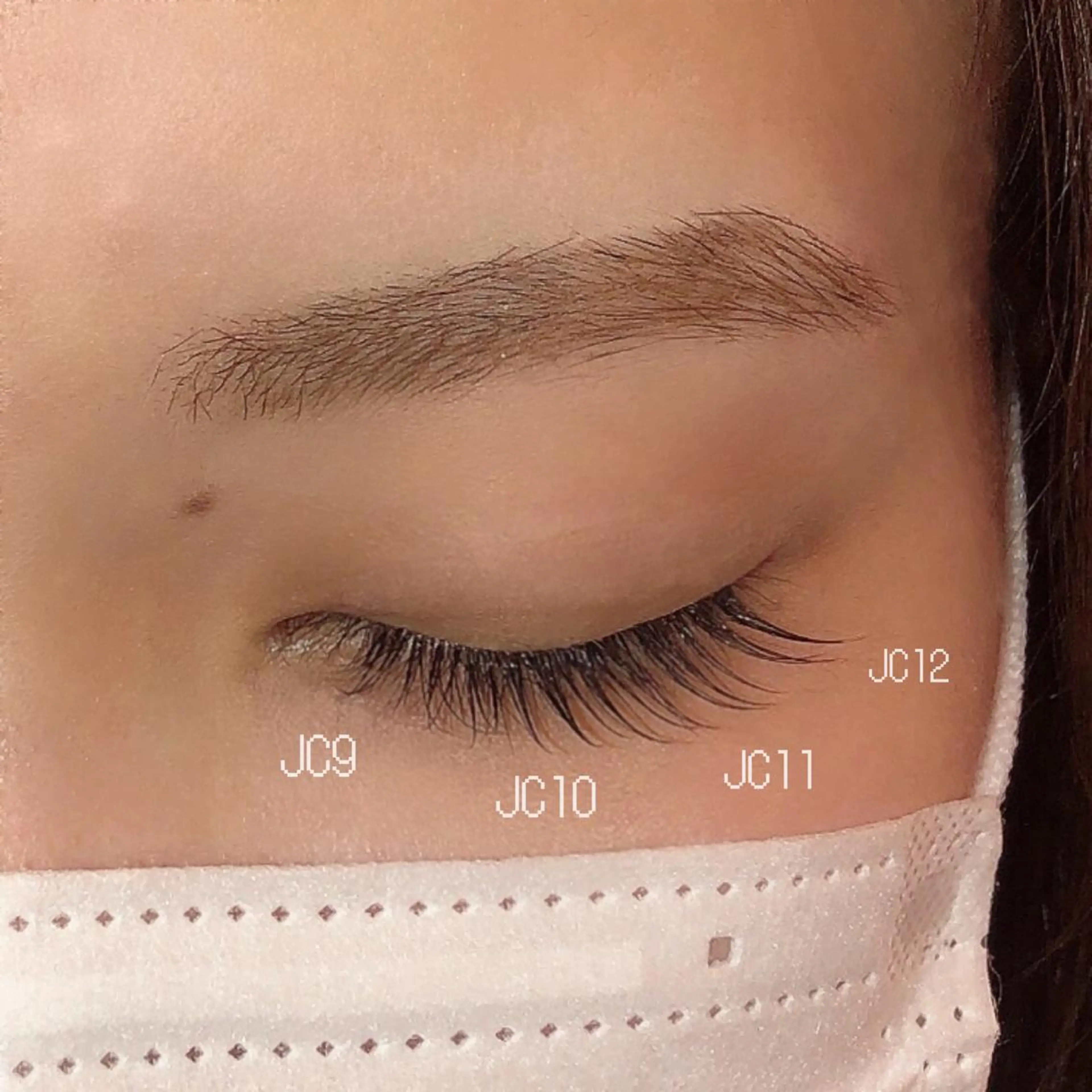 マツエク・マツパ Cカール 目尻長め ナチュラル セーブル CERRONE EyeLash祐天寺所属・CERRONE eyelash岩村のマツエク・マツパデザイン