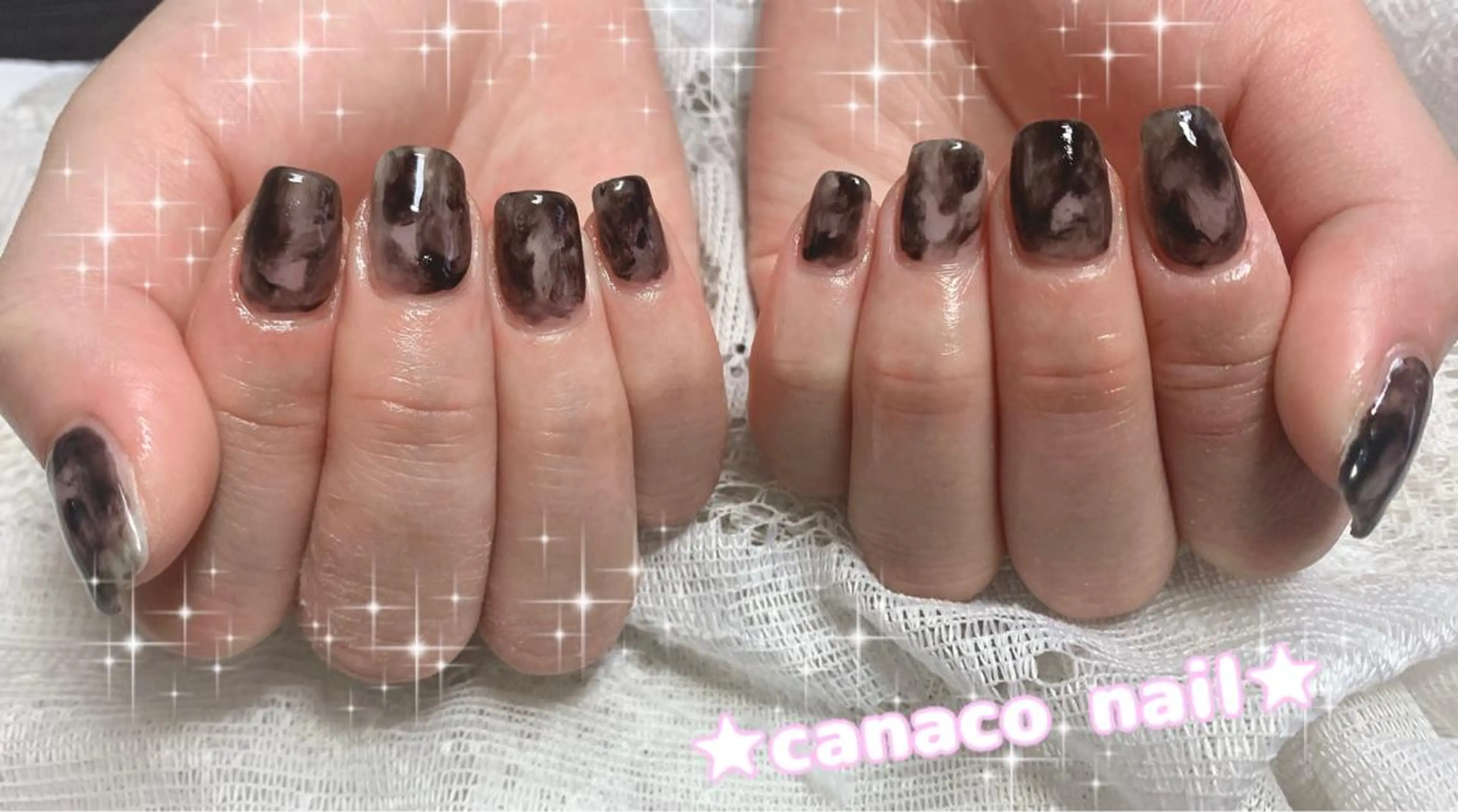 ネイル アートネイル ジェルネイル パラジェル ストーンネイル ハンドネイル ハンドケア Felice所属・ベテランネイル cnc  nailのネイルデザイン