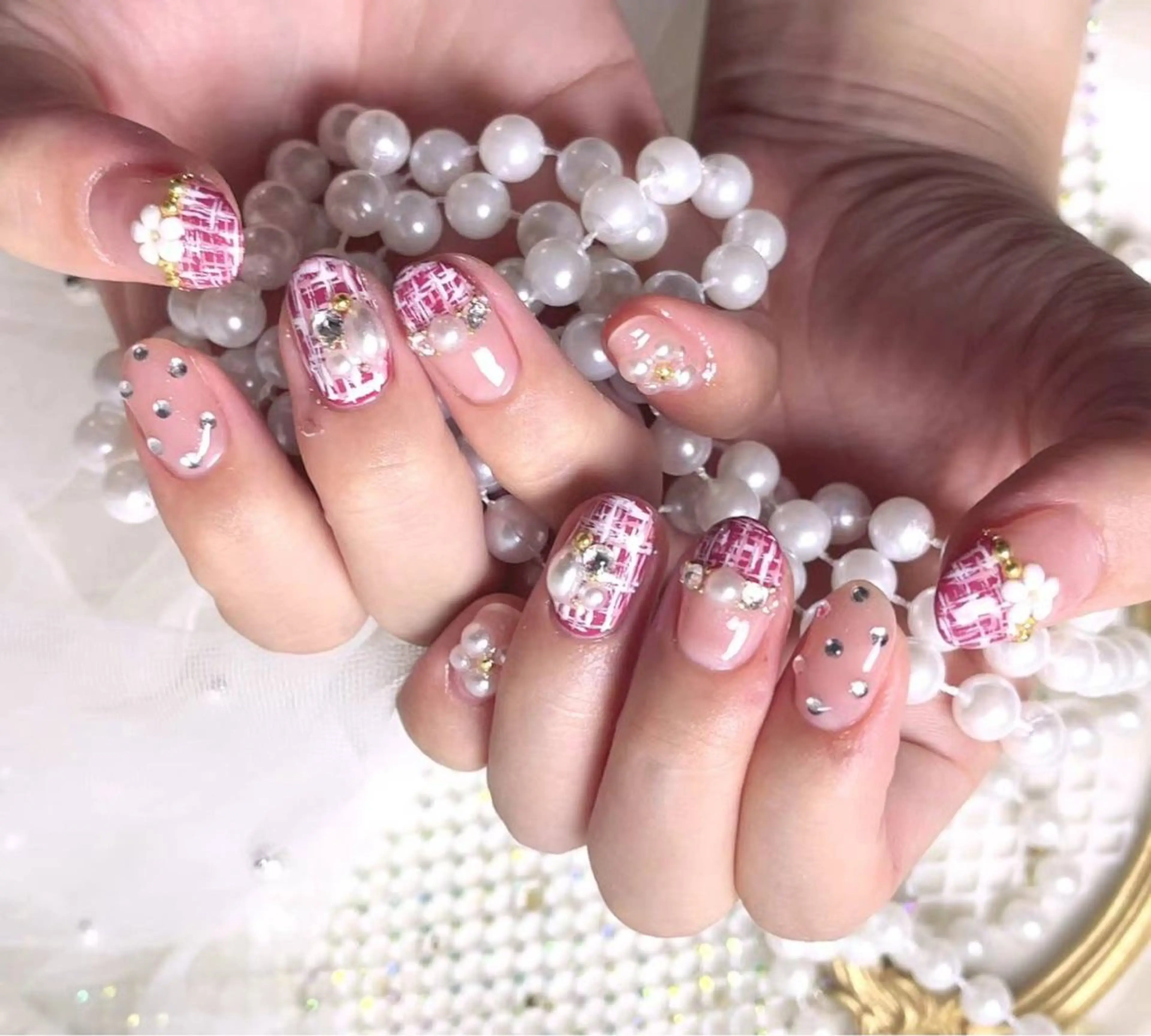 ネイル アートネイル フラワーネイル フットネイル ジェルネイル キラキラネイル Babarla nailのネイルデザイン
