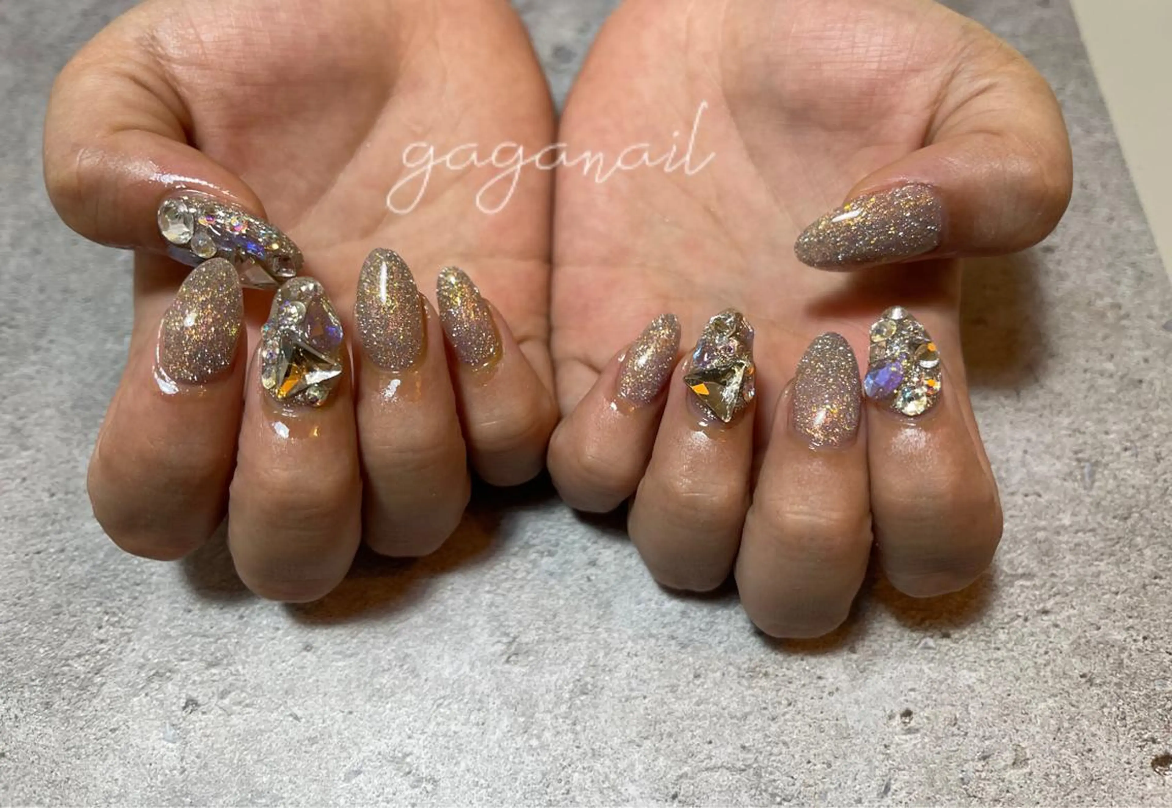 ネイル フラッシュネイル nailsalon gagaのネイルデザイン