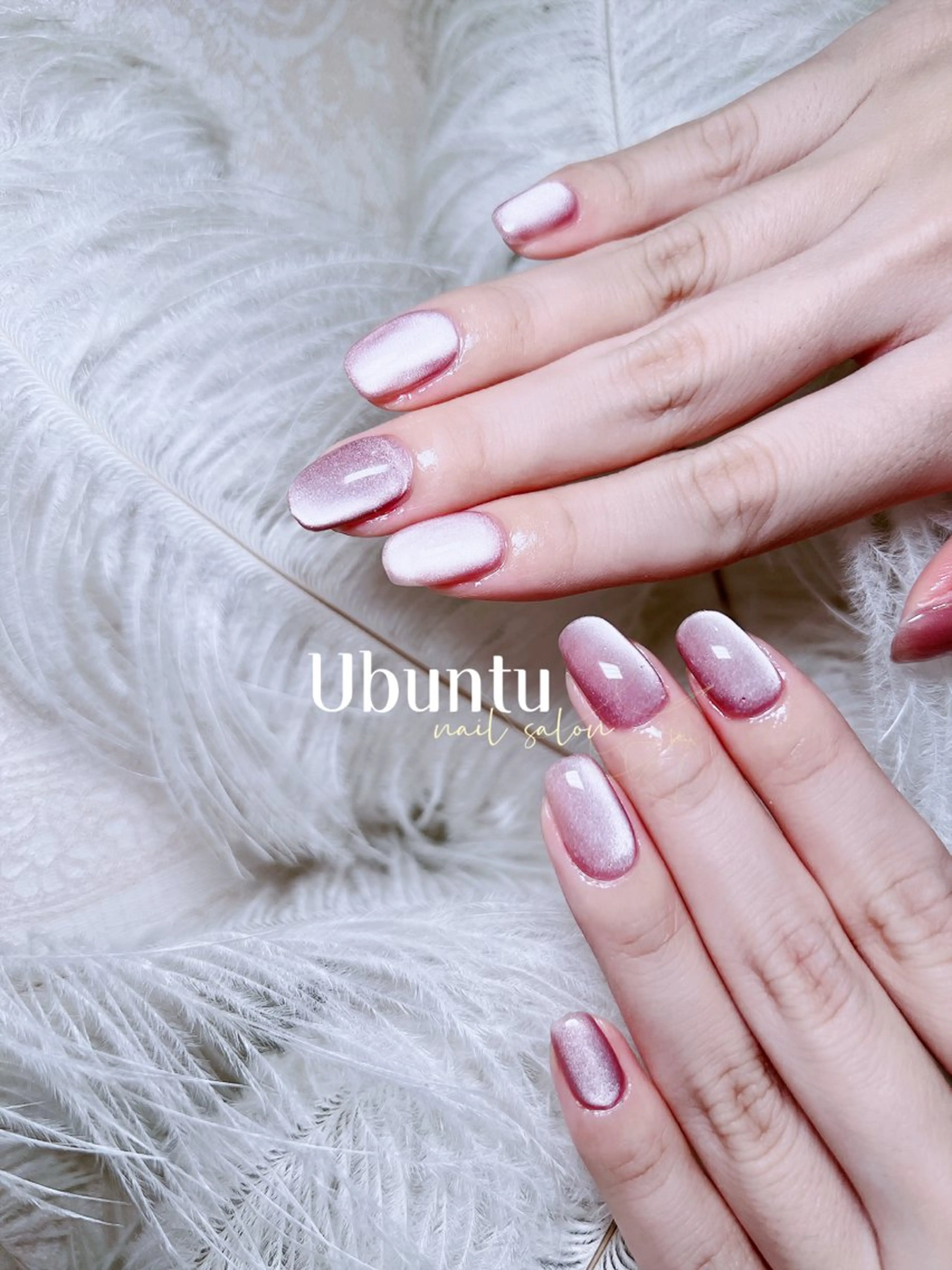 ネイル マグネットネイル ハンドネイル Ubuntu🎀 ネイルサロン✨のネイルデザイン