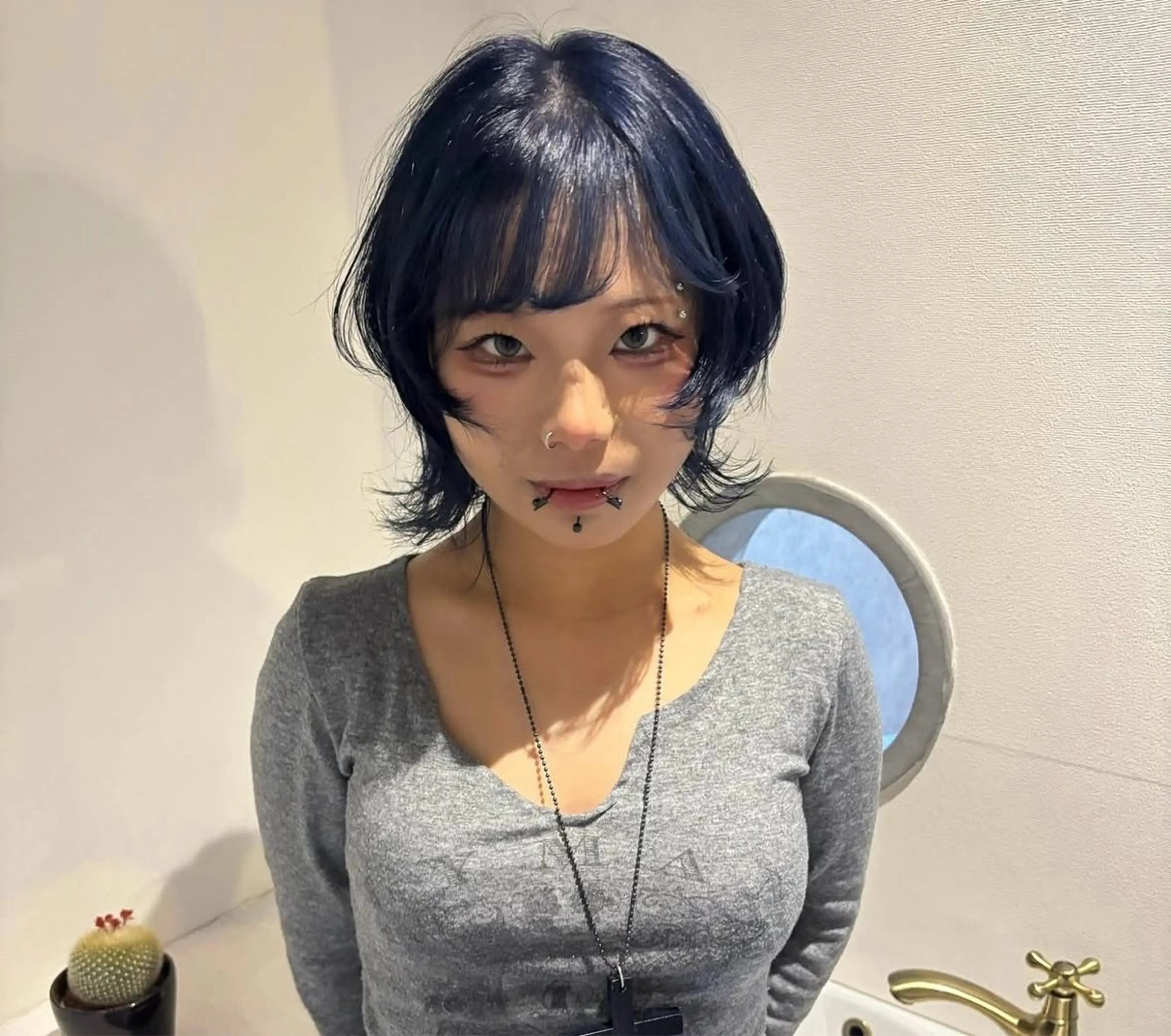 ミディアム ヘアカラー トリートメント ORGN.所属・二千華 /平成/デザインのヘアスタイル