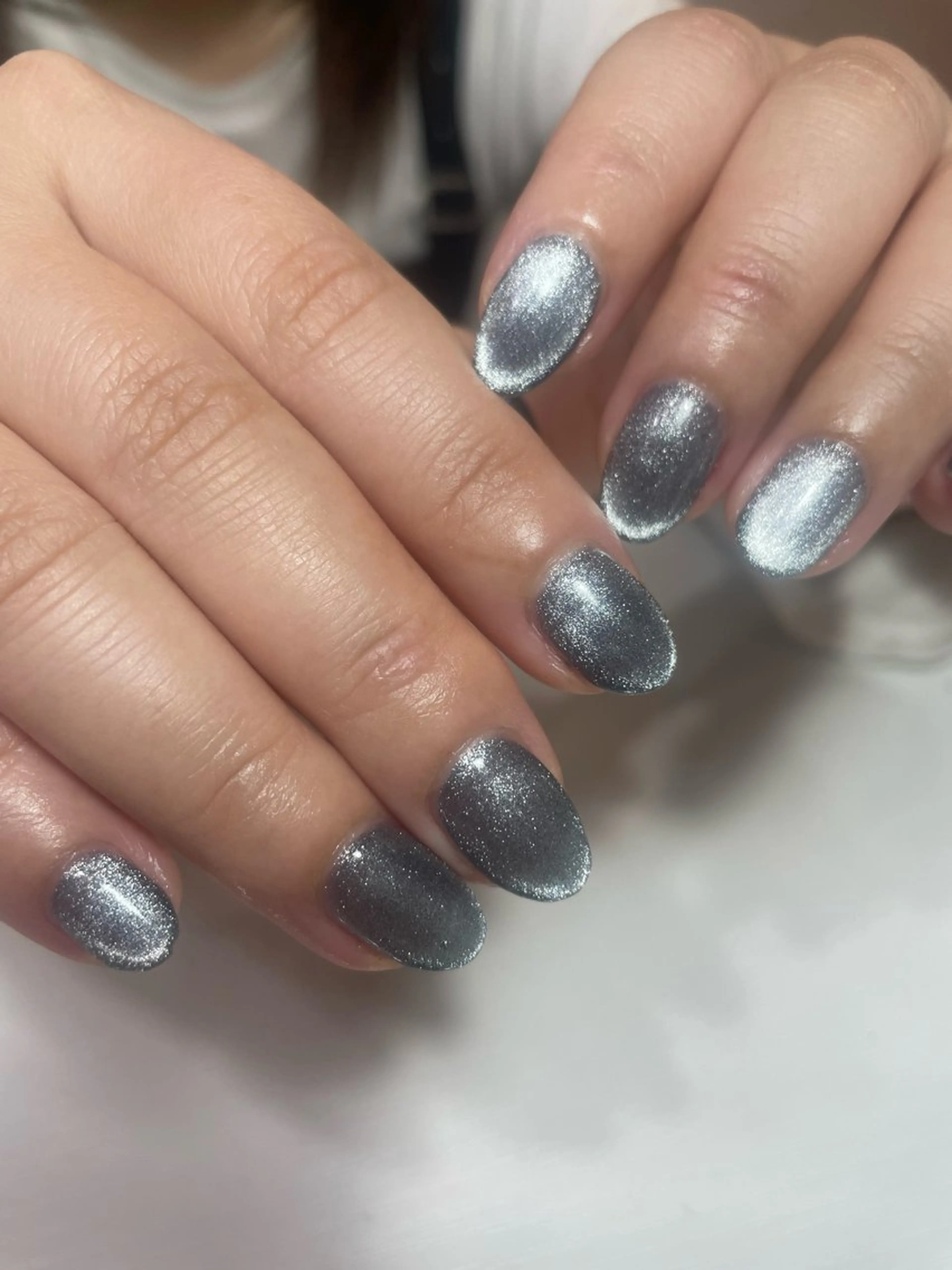 ネイル マグネットネイル ワンカラーネイル ハンドネイル U_Nail シンプル専門店のネイルデザイン