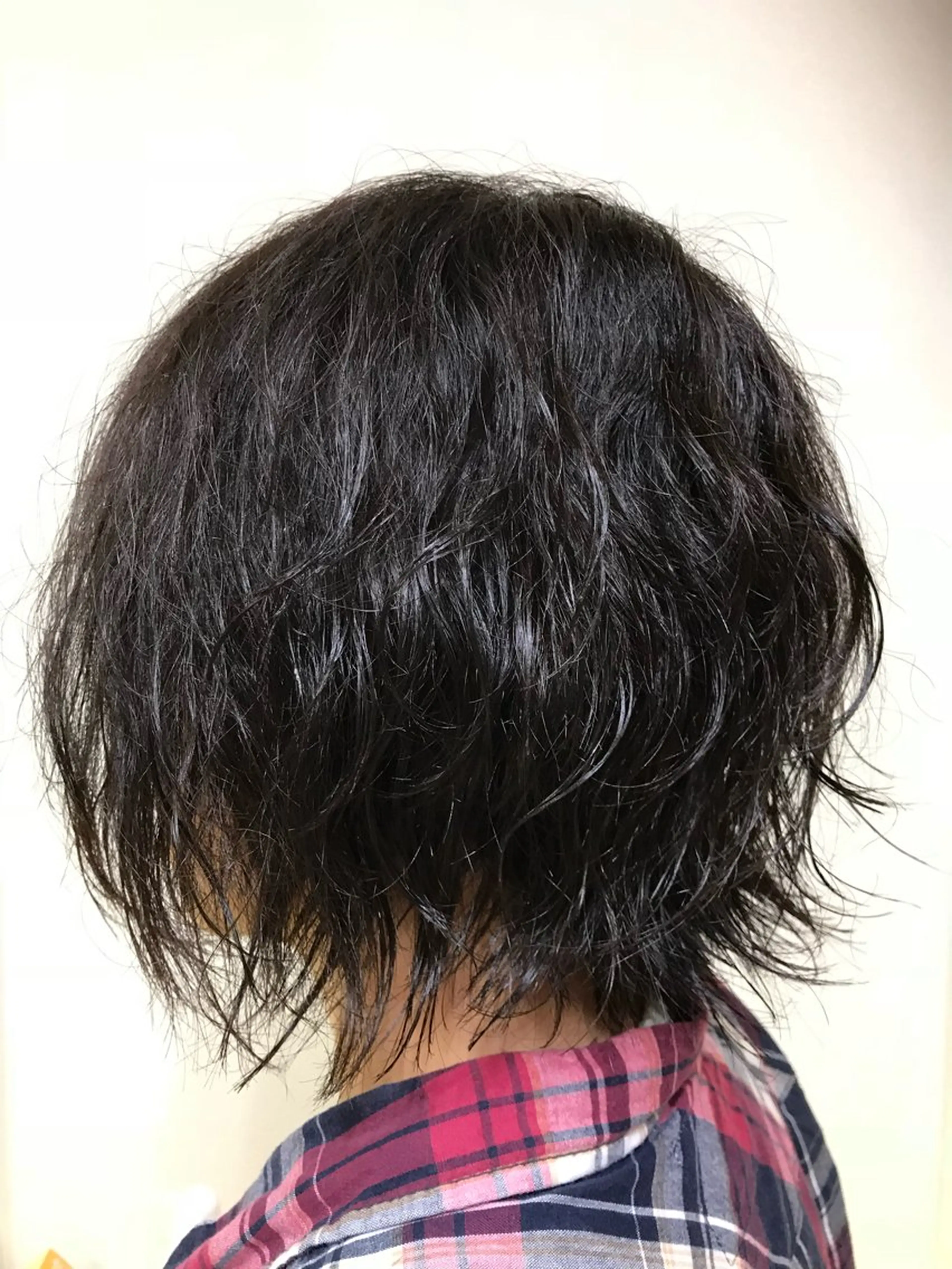 ミディアム カラー パーマ ミディアムパーマ くせ毛 縮毛矯正 横田  尚登のヘアスタイル