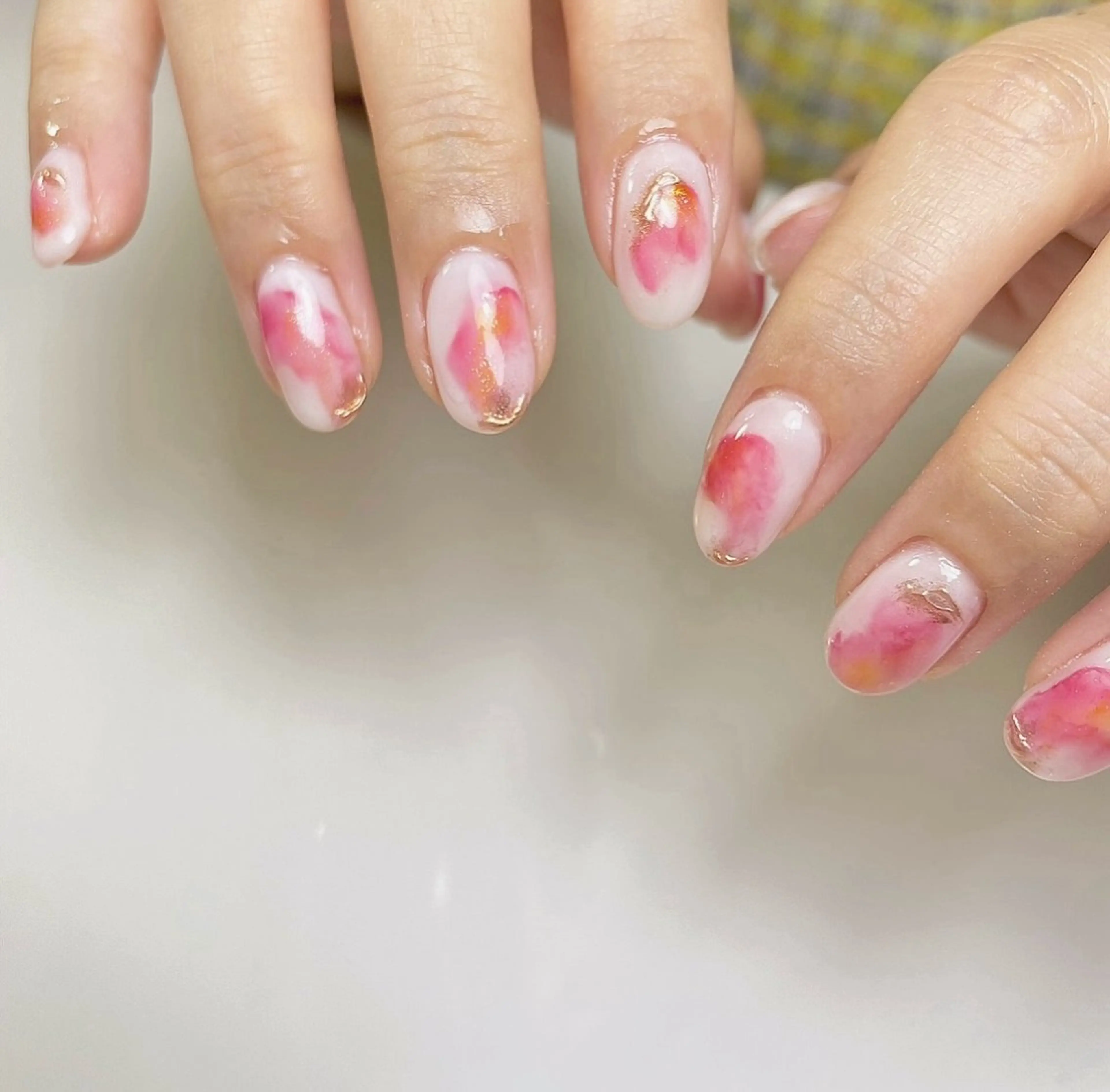 ネイル ミラーネイル 持ち込み ニュアンスネイル BEAUTY GARDEN 【nail salon unseul】所属・nana .のネイルデザイン
