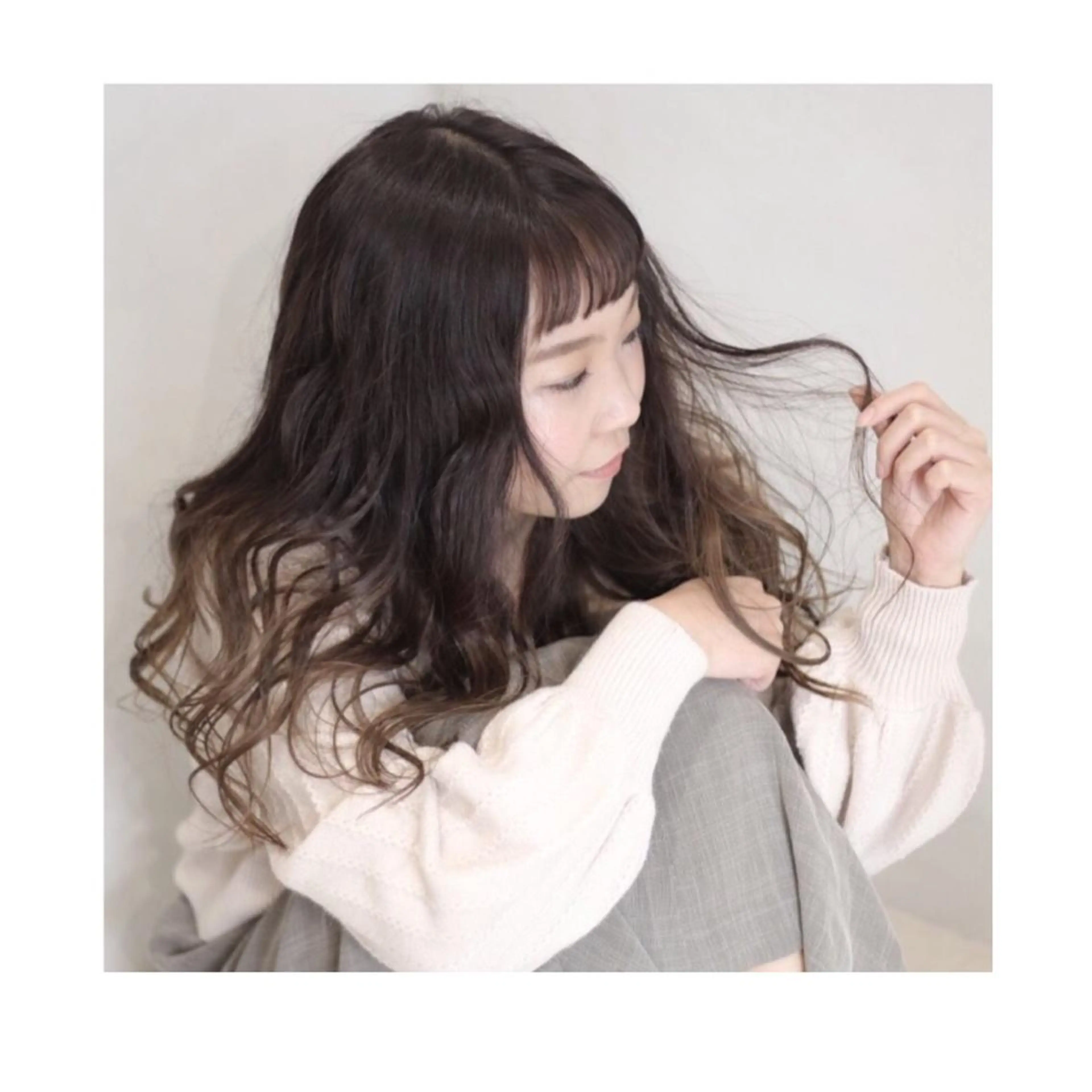 ロング ❁⃘ ち だ り さ ❁⃘のヘアスタイル