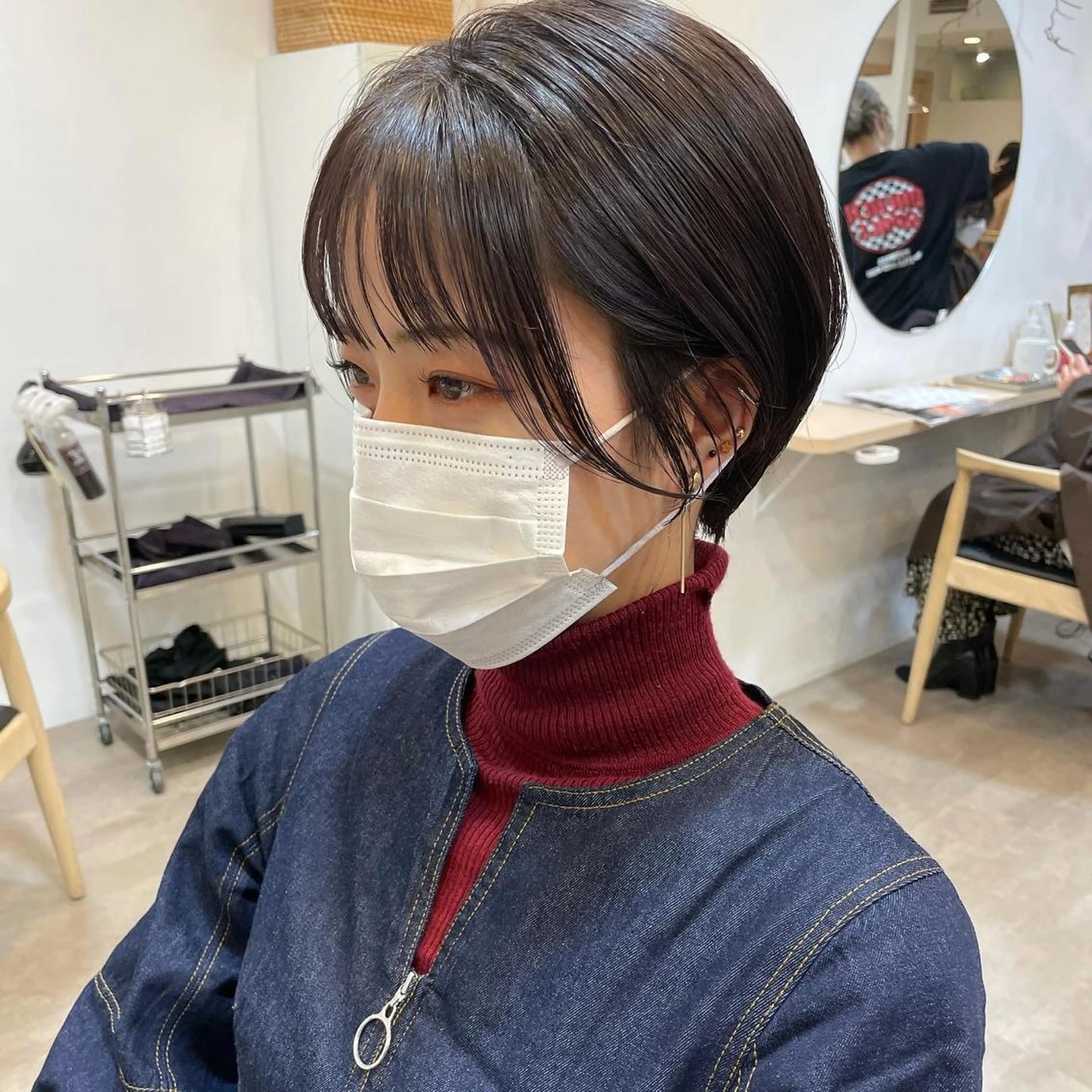 ショート カット ヘアカラー トリートメント 大迫 江梨のヘアスタイル