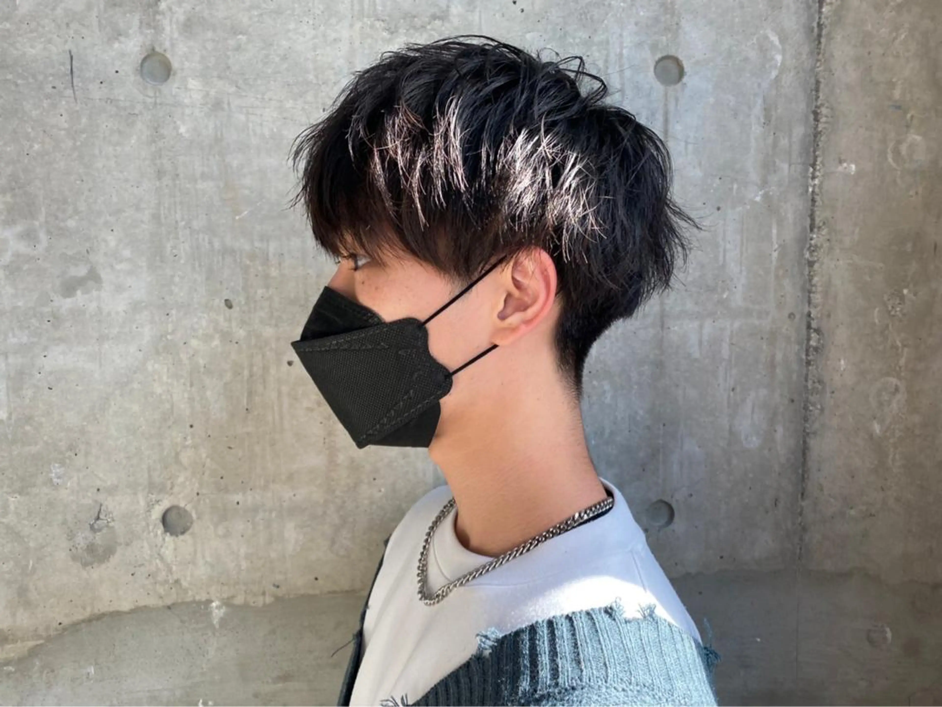 パーマ メンズ 色気ある大人カラー /ブリーチなしのヘアスタイル