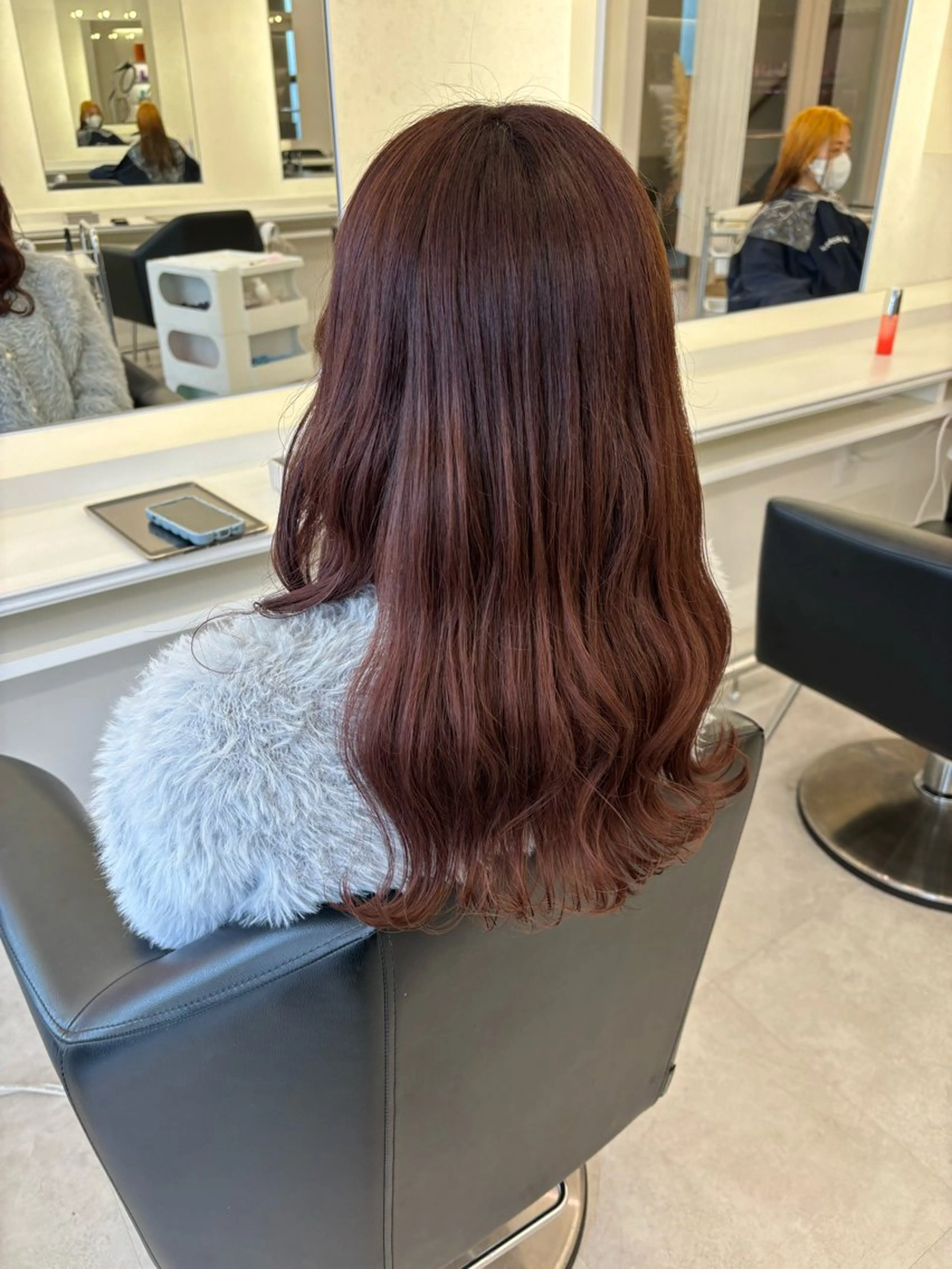 ロング カラー ParveMix 岡本えりかのヘアスタイル