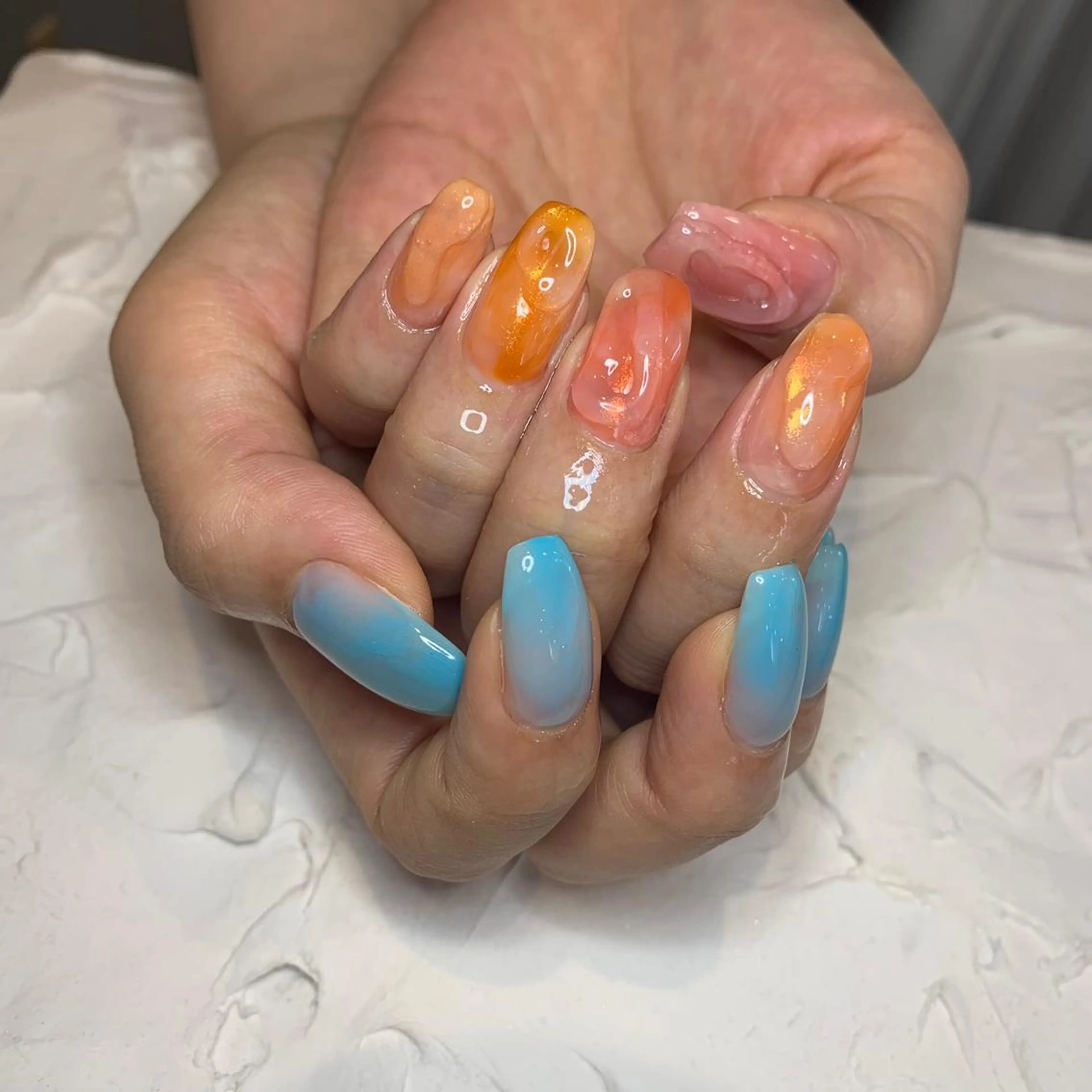 ネイル ニュアンスネイル ハンドネイル Natsuko 🐥のネイルデザイン