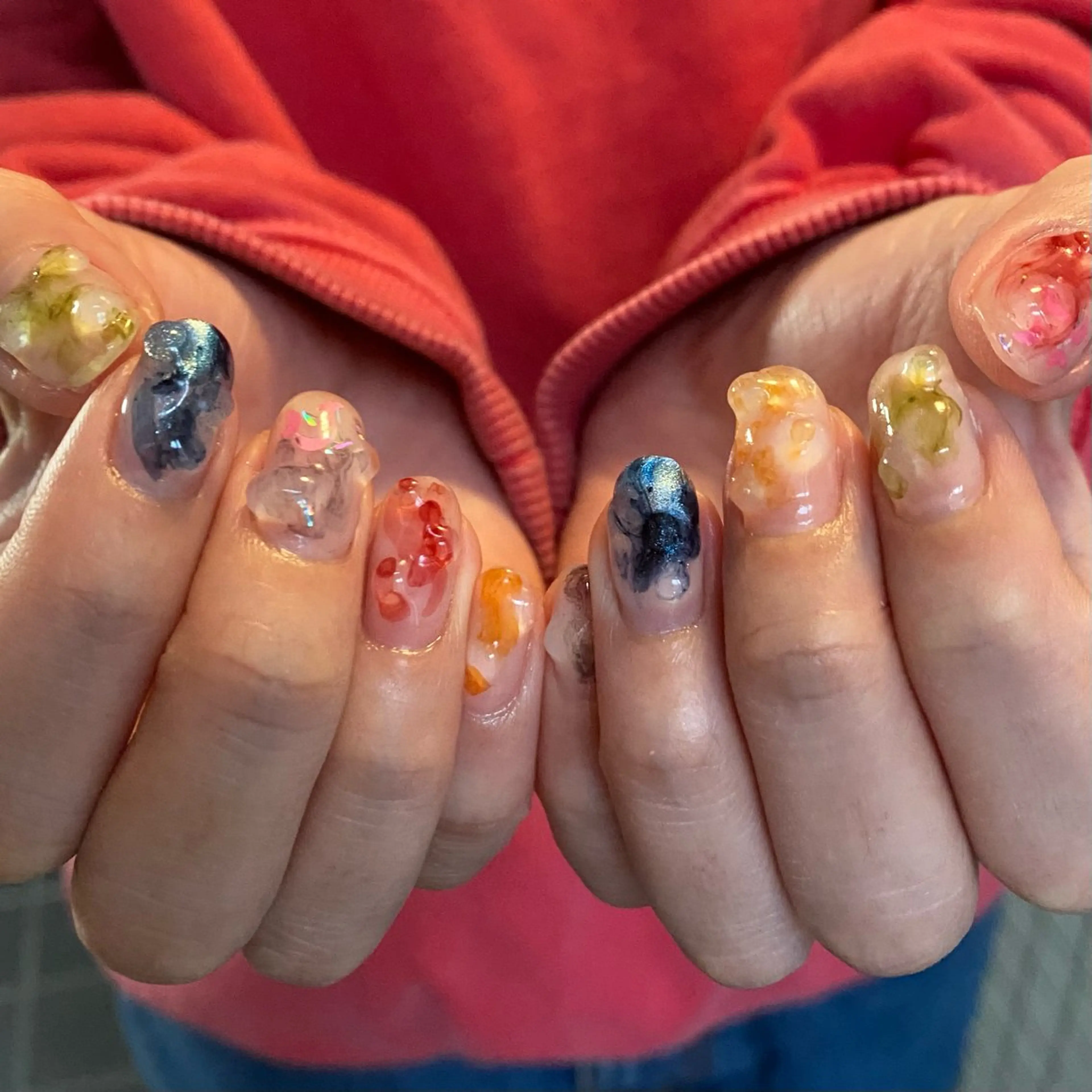 ネイル nano/きもかわ nail🐬🫧のネイルデザイン