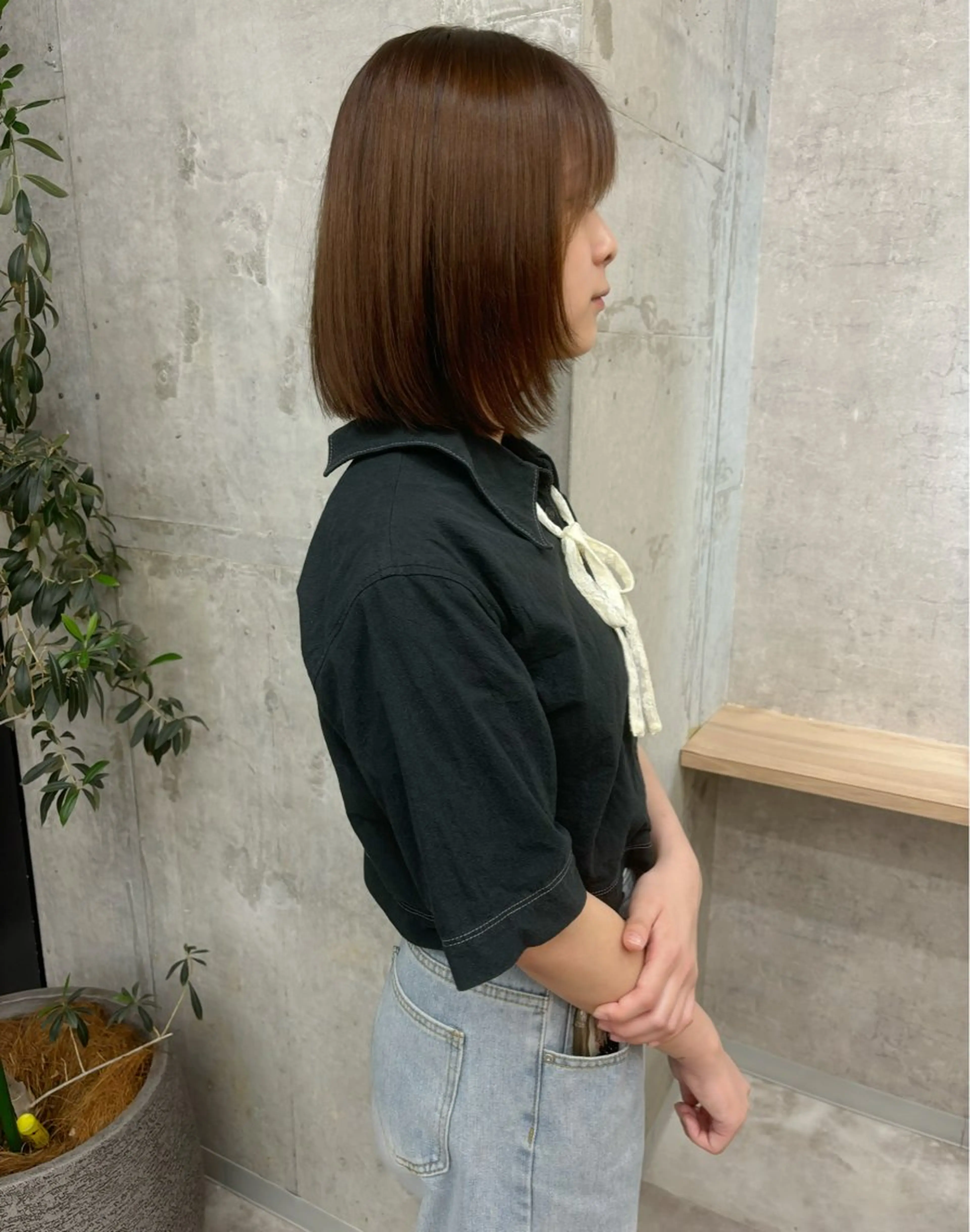 ショート ボブ 顔周りカット 苗代萌/ぷるツヤ髪 🫧／レイヤーカットのヘアスタイル