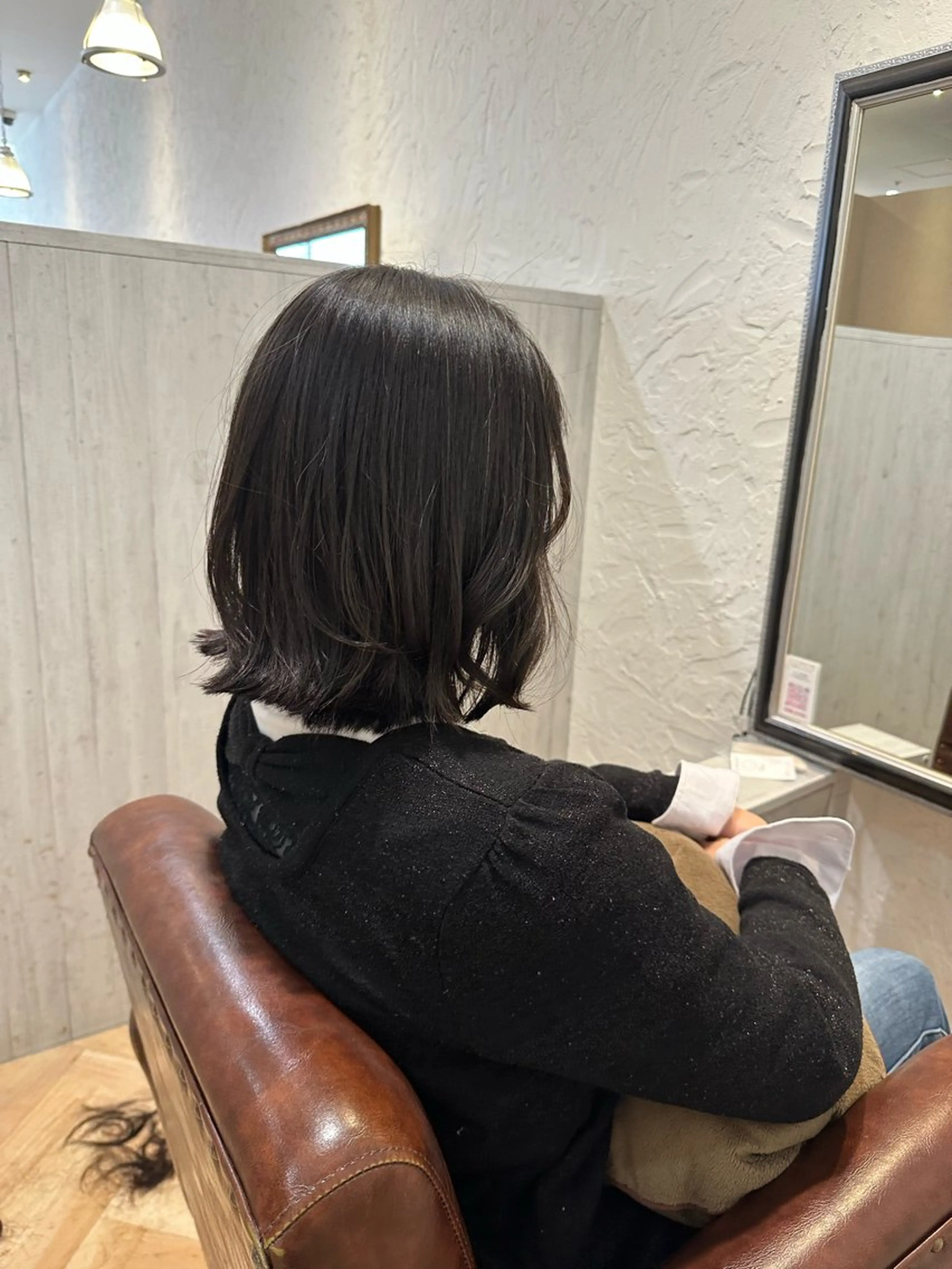 ミディアム ボブ レイヤーカット airi カットモデル募集✂︎のヘアスタイル