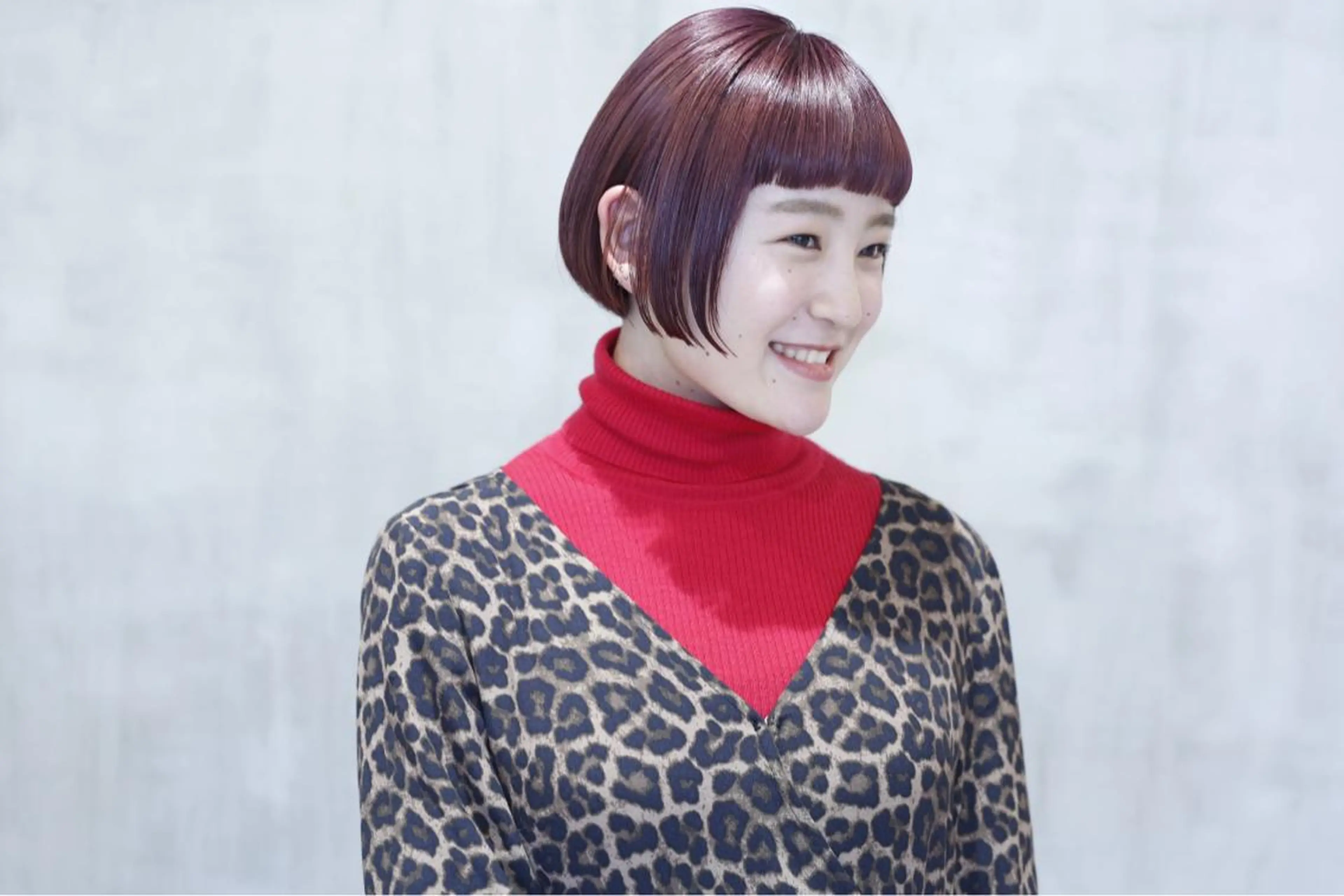 ショート カラー レッドカラー ボブ ill.所属・ill［イル］大須 ダブルカラー髪質改善のヘアスタイル