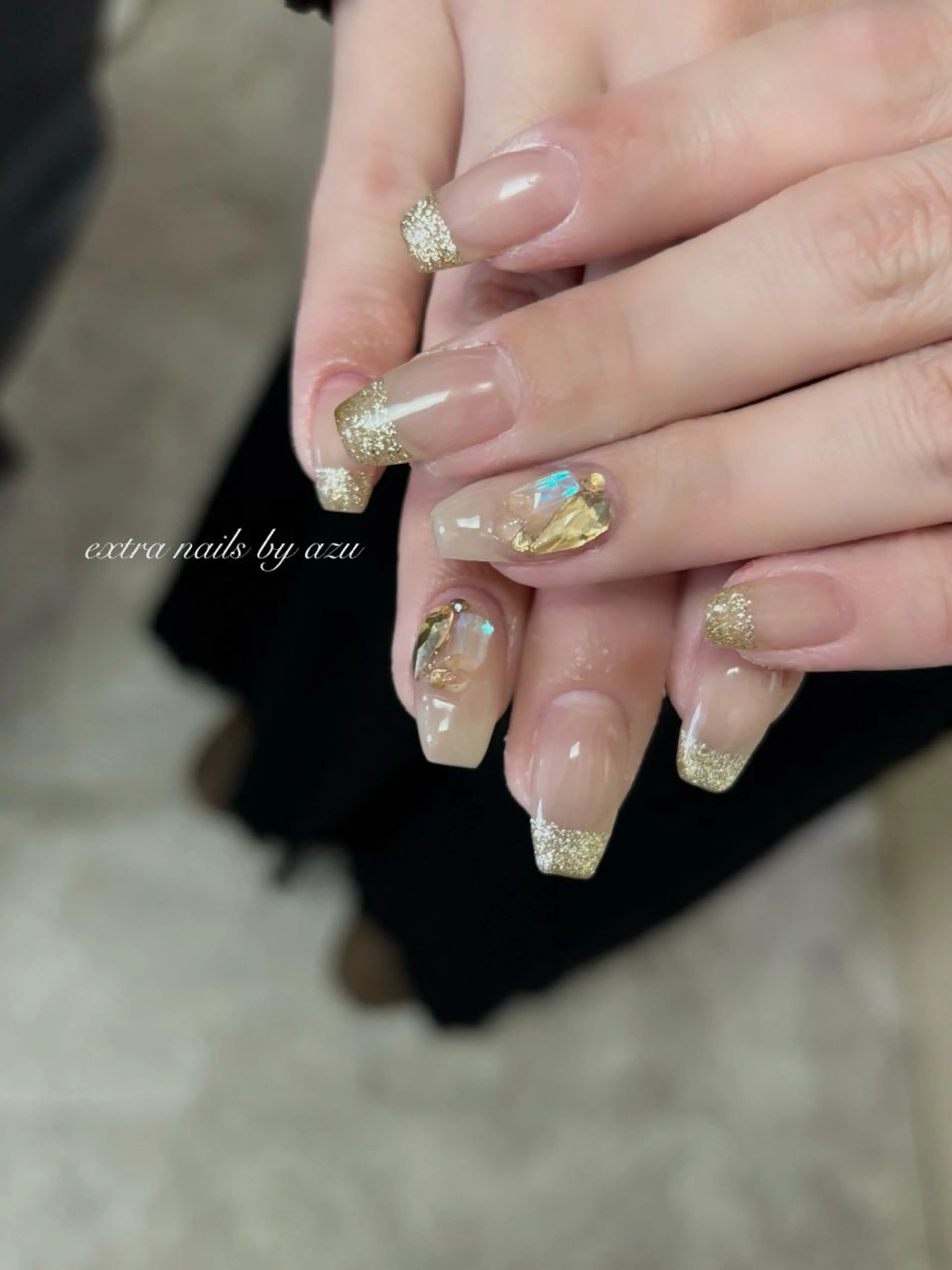 ネイル ハンドネイル extranails /wax　azuのネイルデザイン