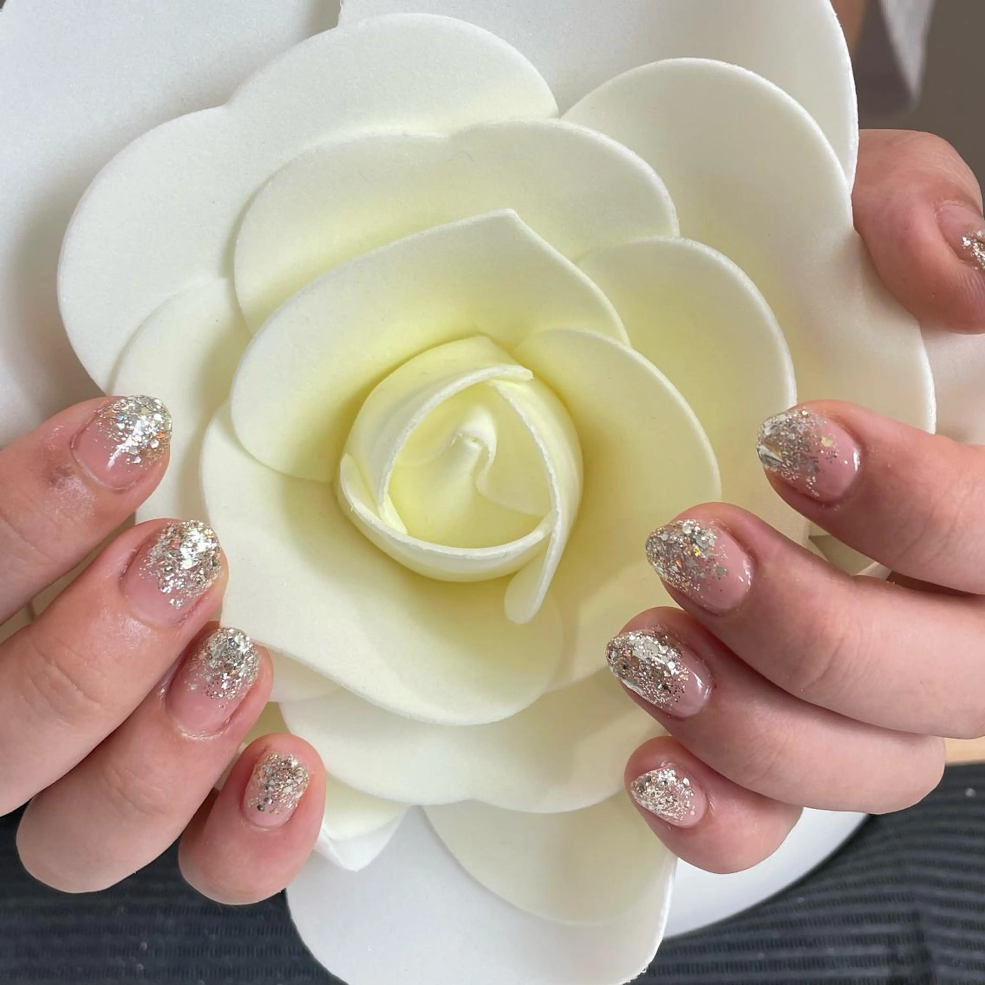 ネイル グラデーション ラメ(グリッター) ラメグラデーション GAL_ NAILのネイルデザイン