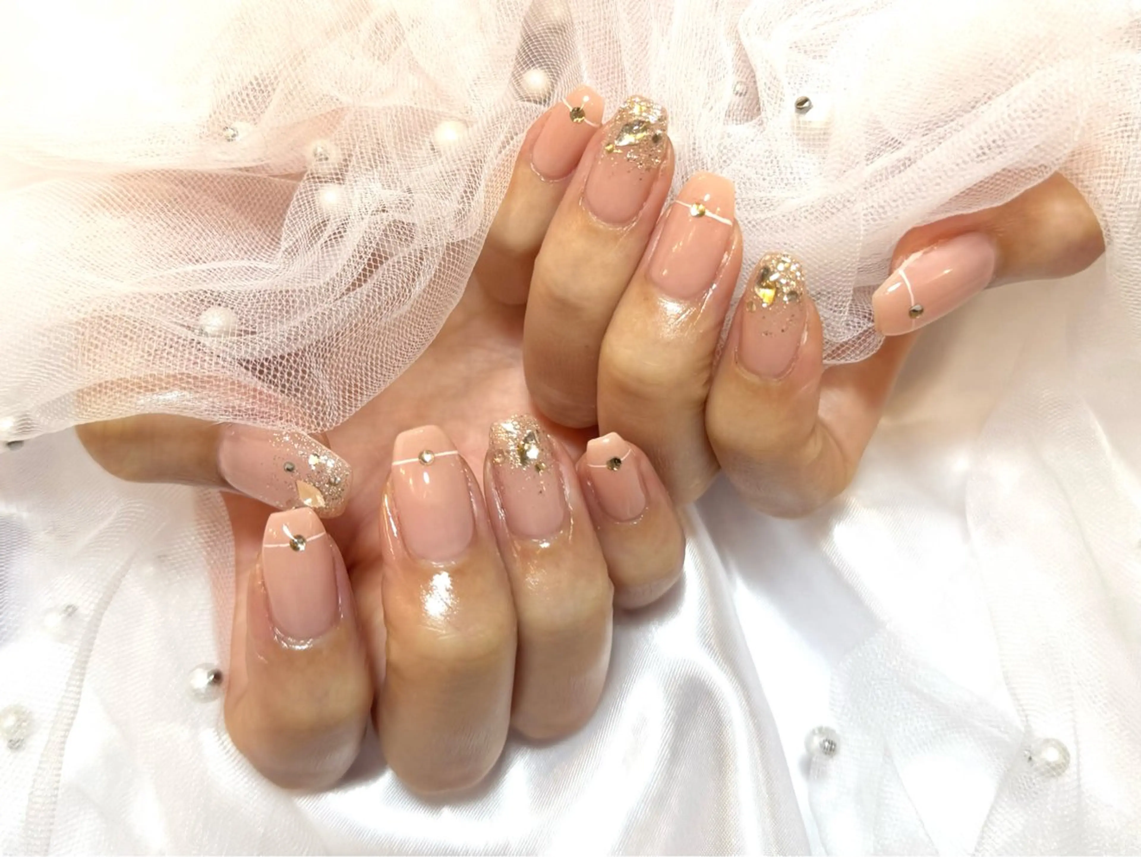 【7月限定🧡】持ち込みOK✨️ハンド💅90分アートコース🎀の写真