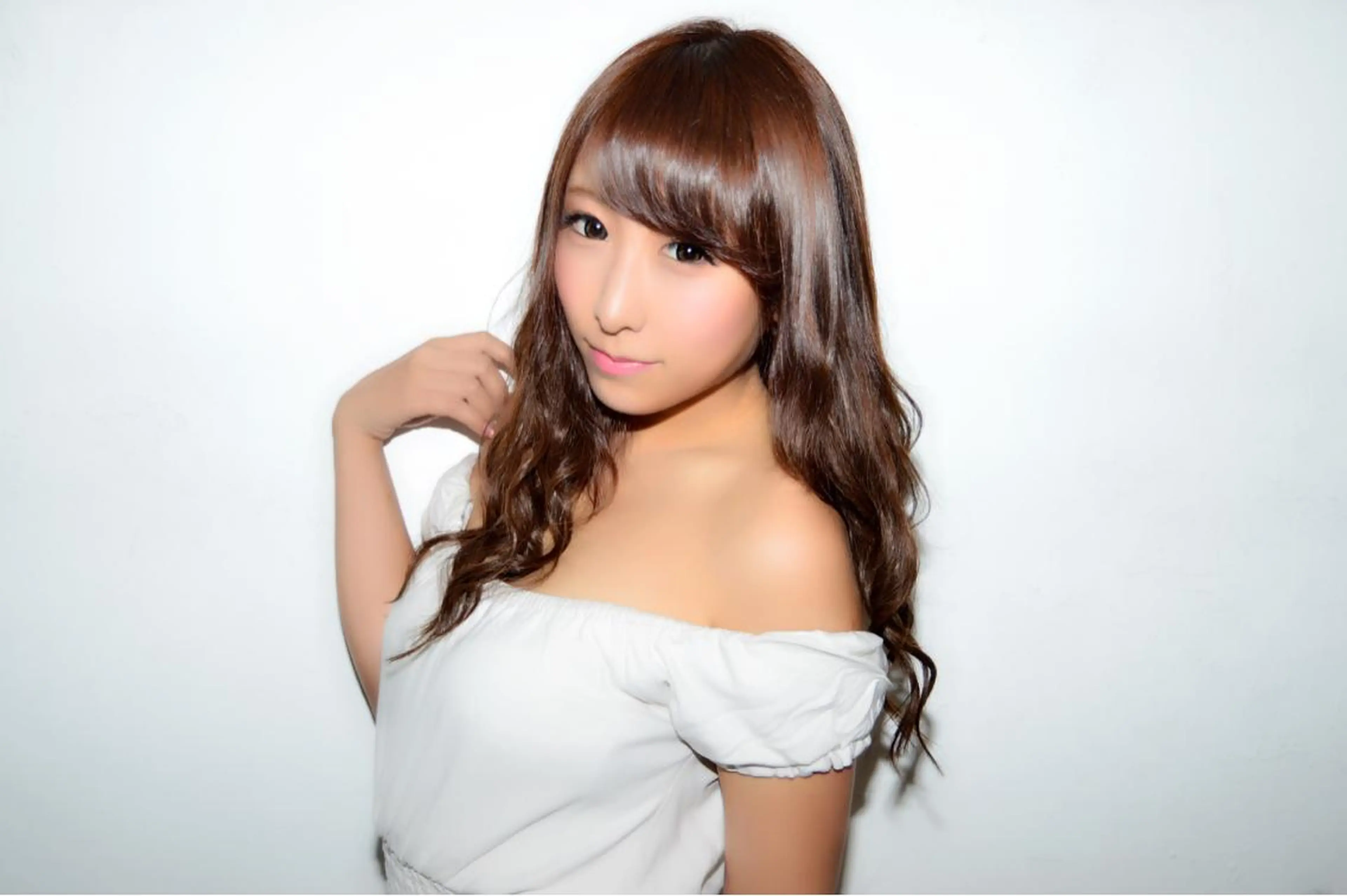 セミロング カラー シールエクステ ブラウンカラー ナチュラルブラウン エクステ ヘアカラー トリートメント エクステ エクステリピート率 No.1 菊池　悠介のヘアスタイル