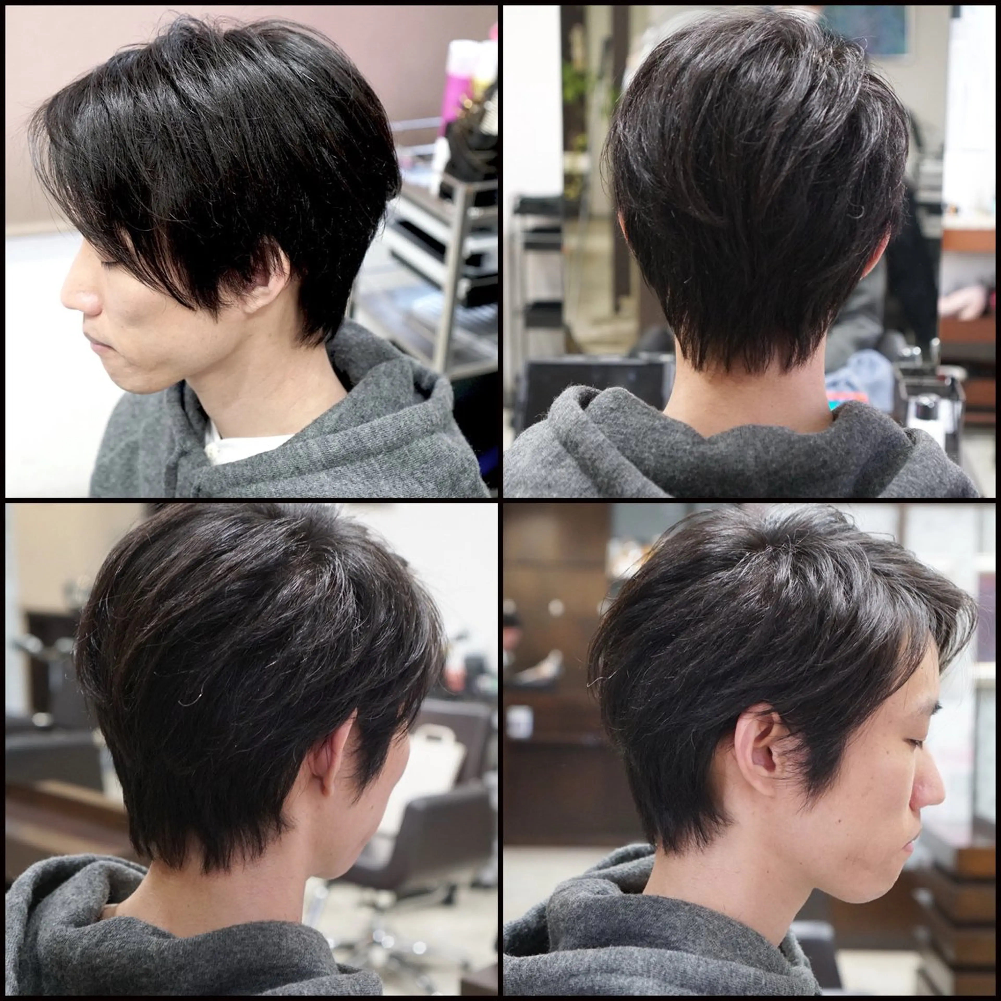 ショート メンズ カット 中島 剛のヘアスタイル