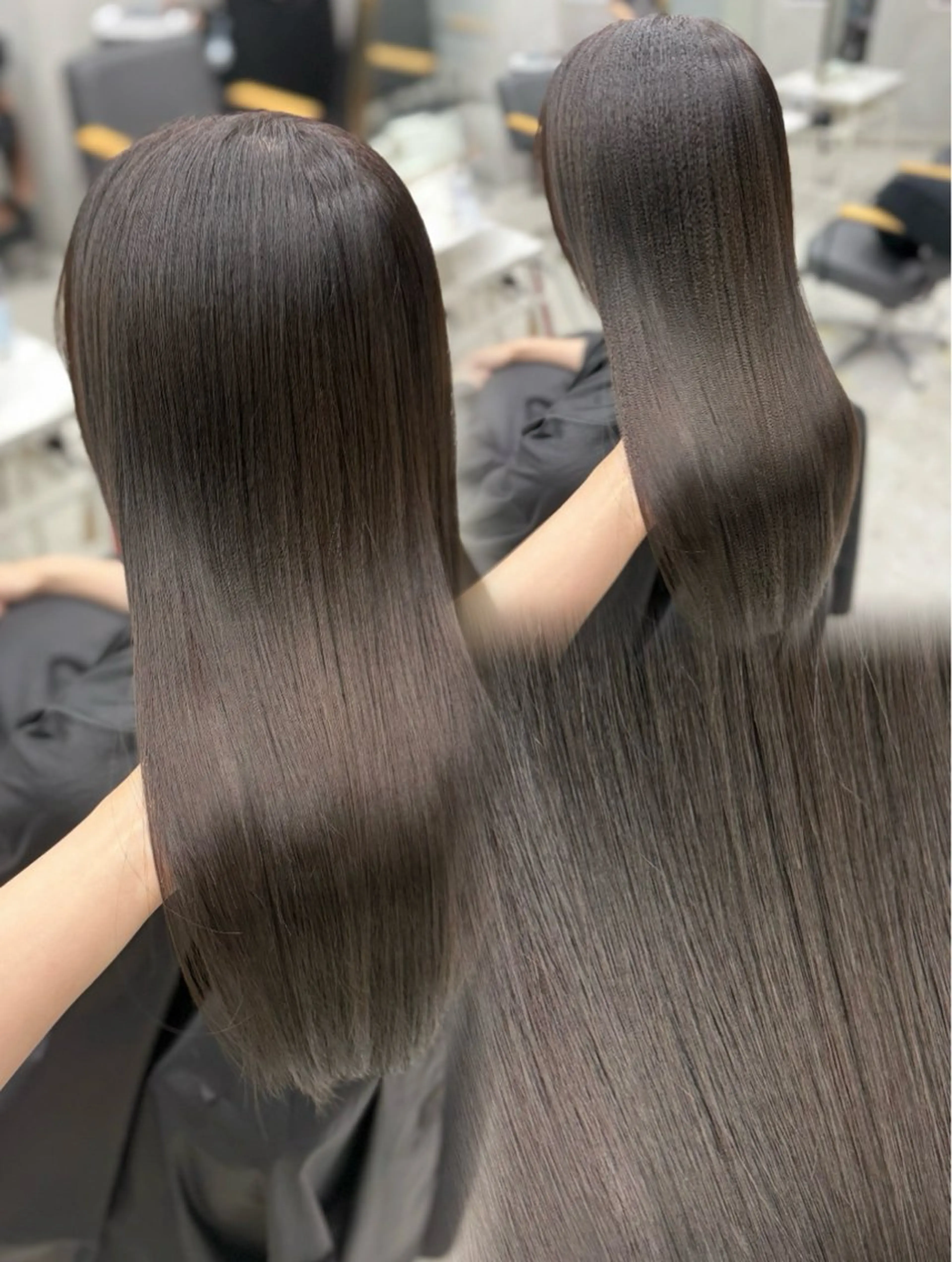 ロング カット ヘアカラー トリートメント 似合わせカラー💛 新宿　本多恵美のヘアスタイル