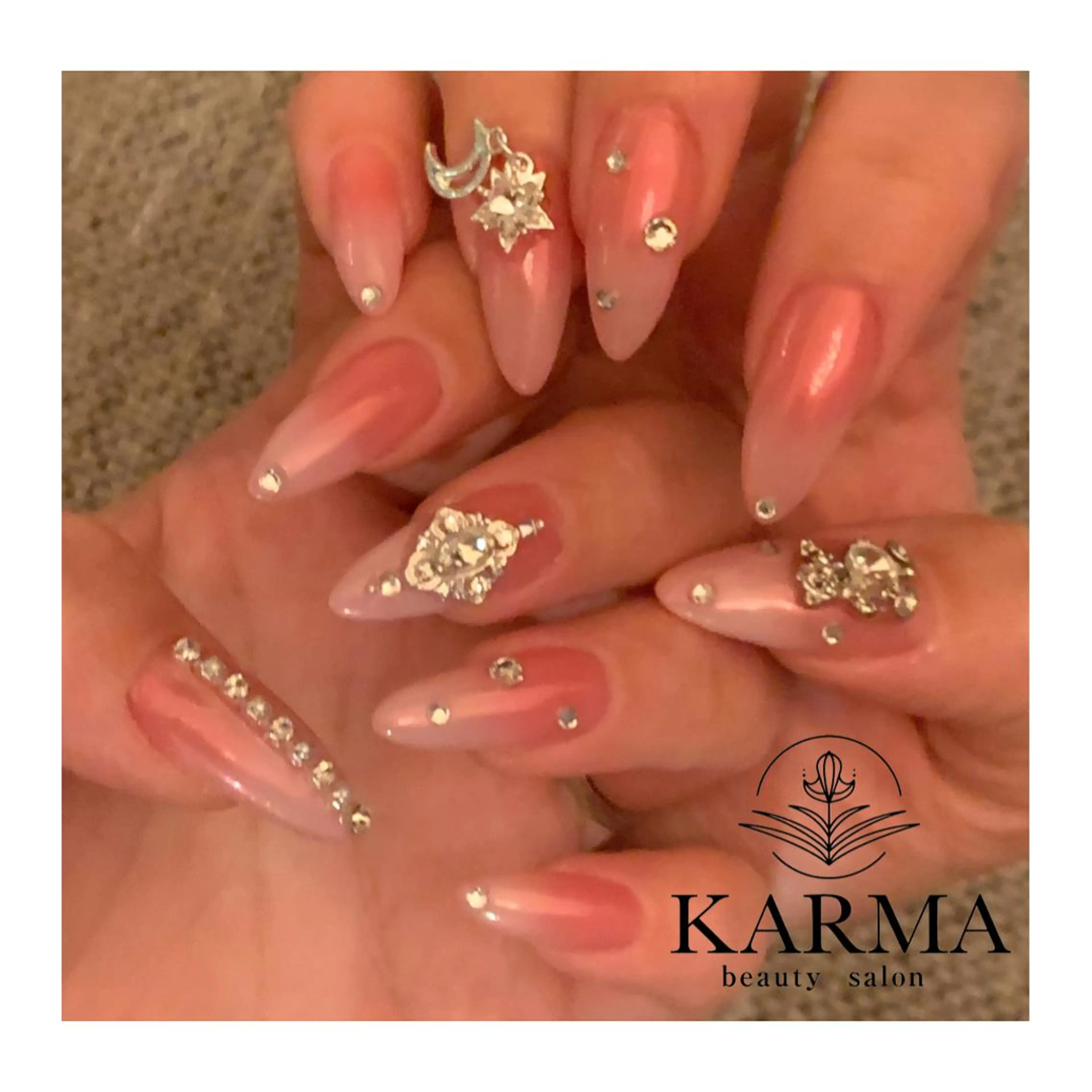 ロング ネイル KARMA salonのネイルデザイン