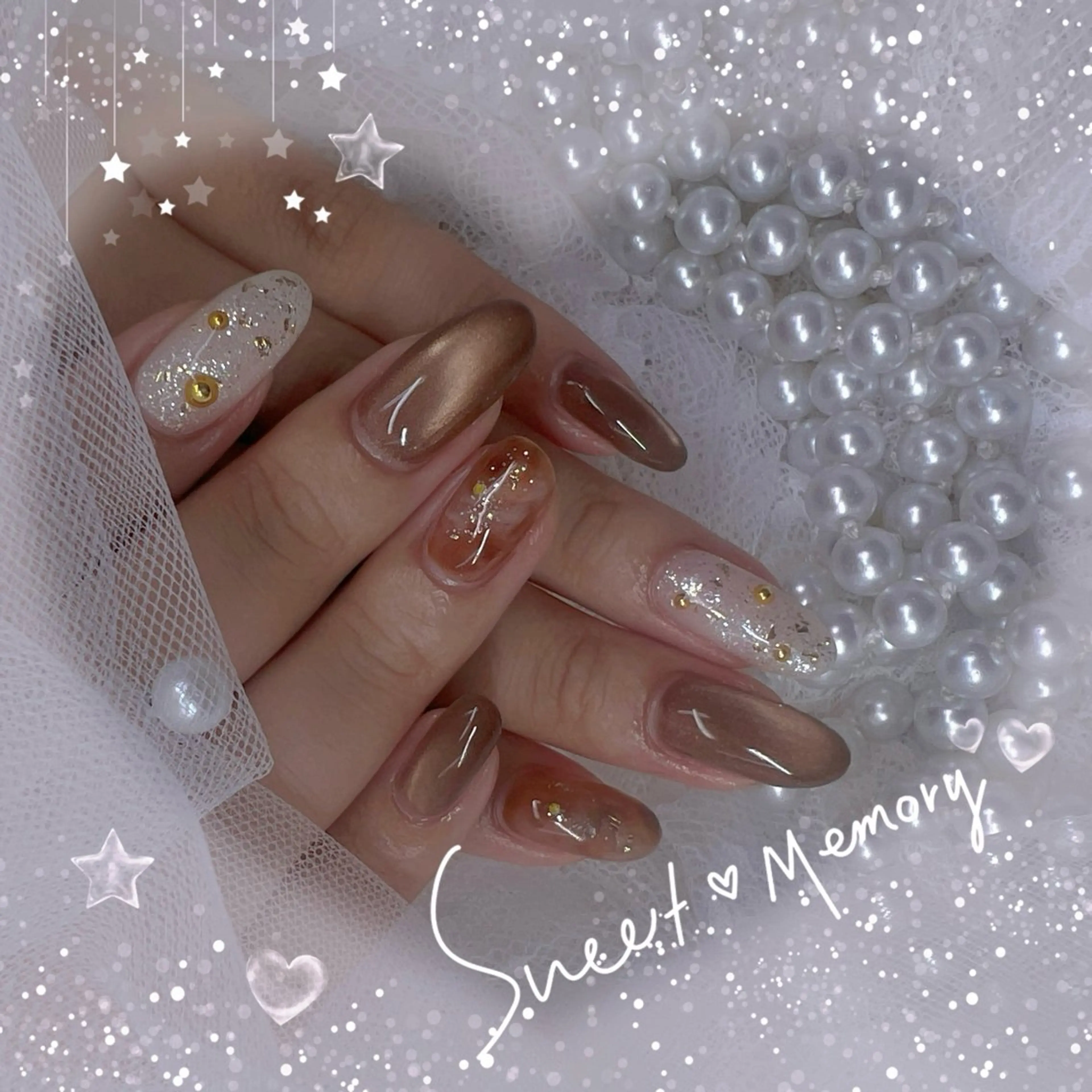 ネイル チークネイル フレンチネイル ガーリー ガラスフレンチ グラデーション Chill Nailsalonのネイルデザイン