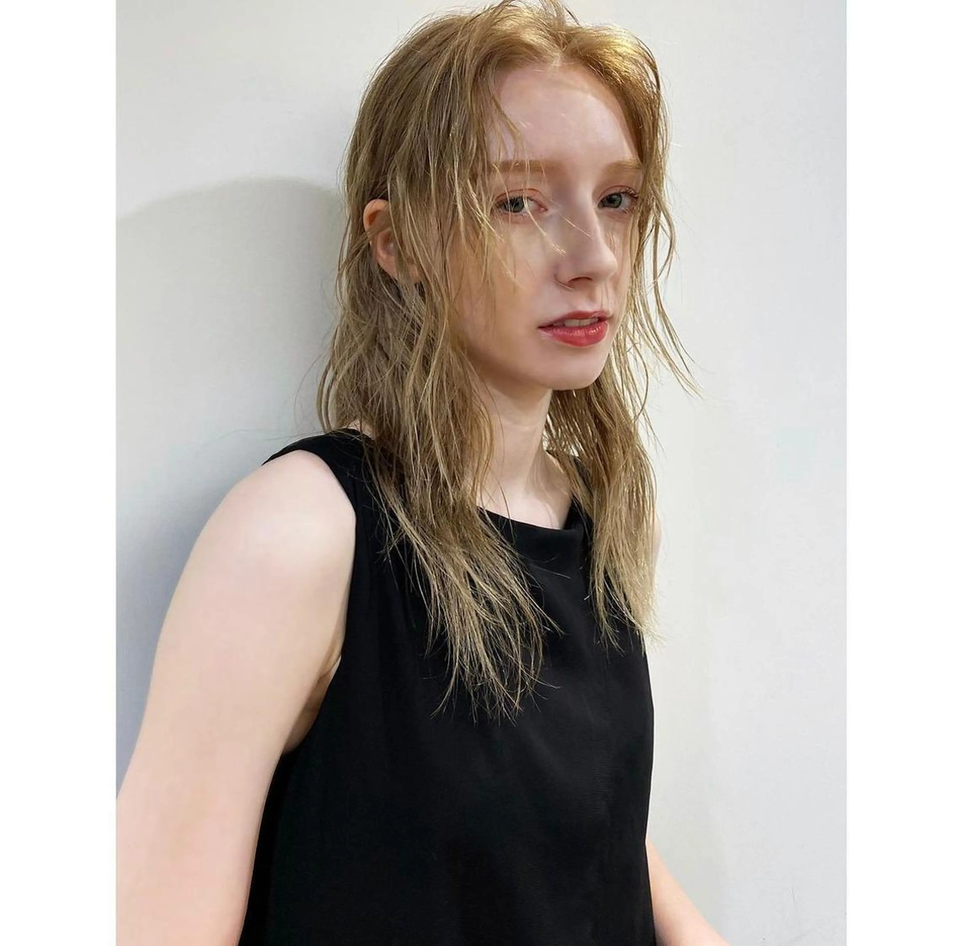 ミディアム カラー パーマ ヘアアレンジ メンズ ヘアカラー 【姫カット】 ナカムラコウキのヘアスタイル