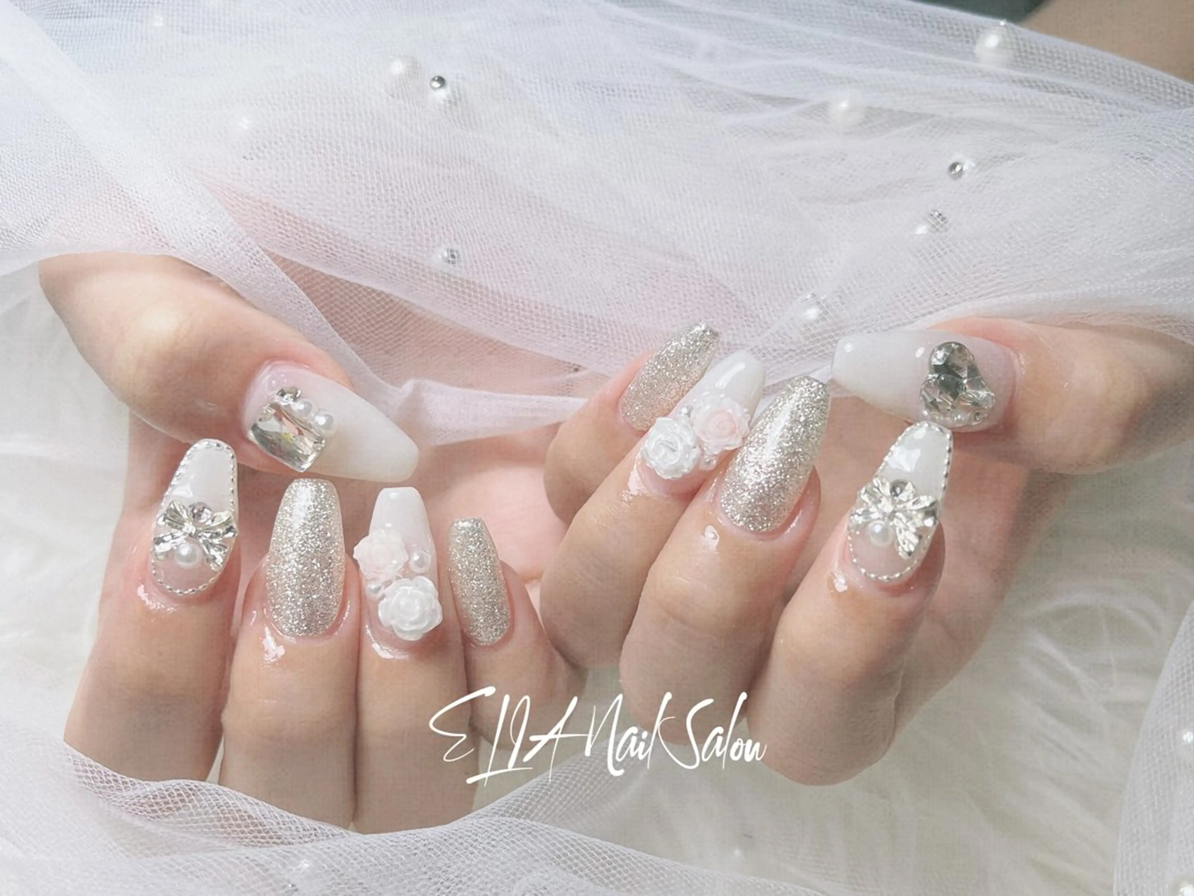 ミディアム ELIA【エリア】 nailsalonのネイルデザイン