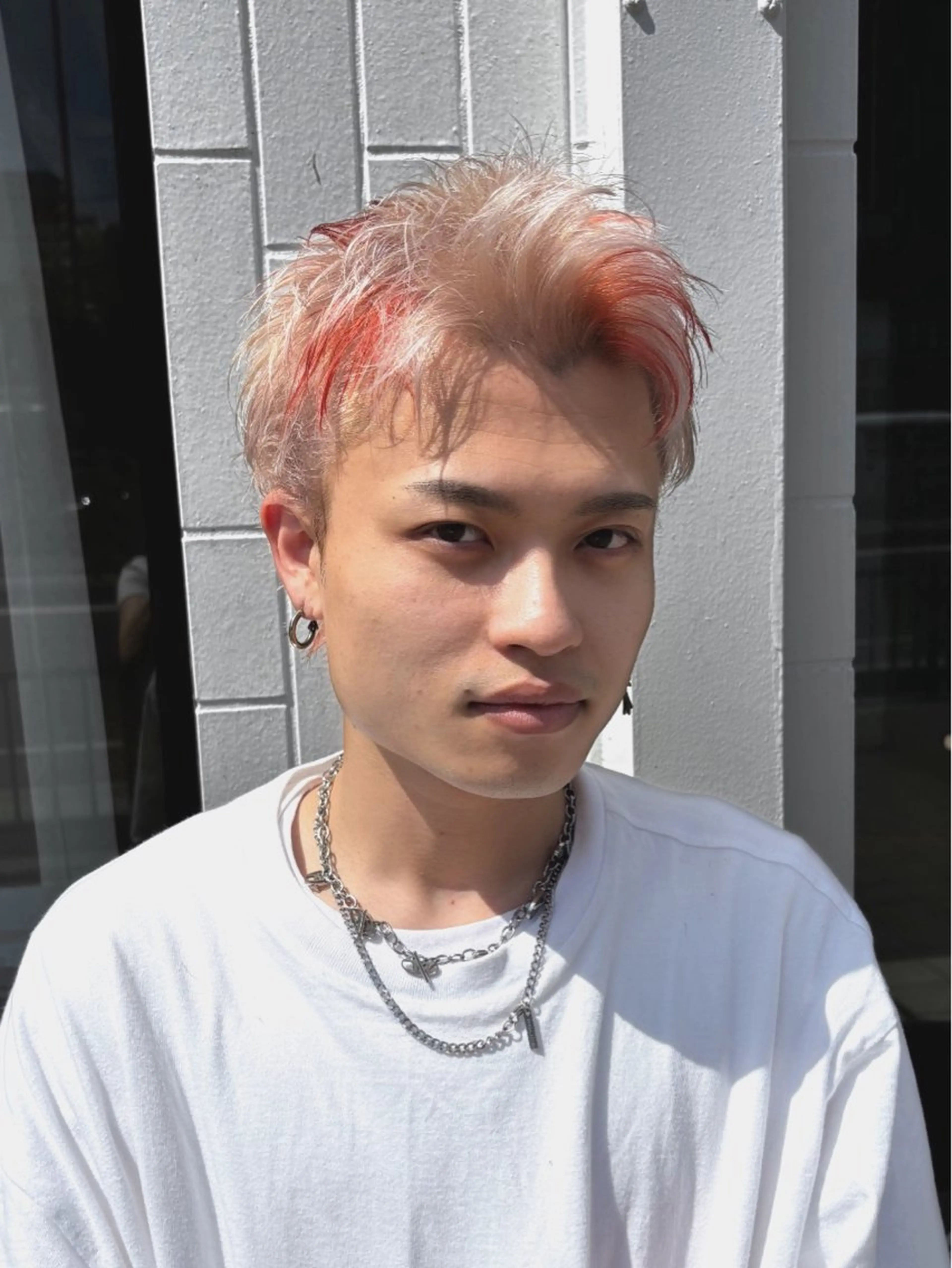 メンズ カット ヘアカラー ﾔﾏｼﾀ ﾘﾘのヘアスタイル