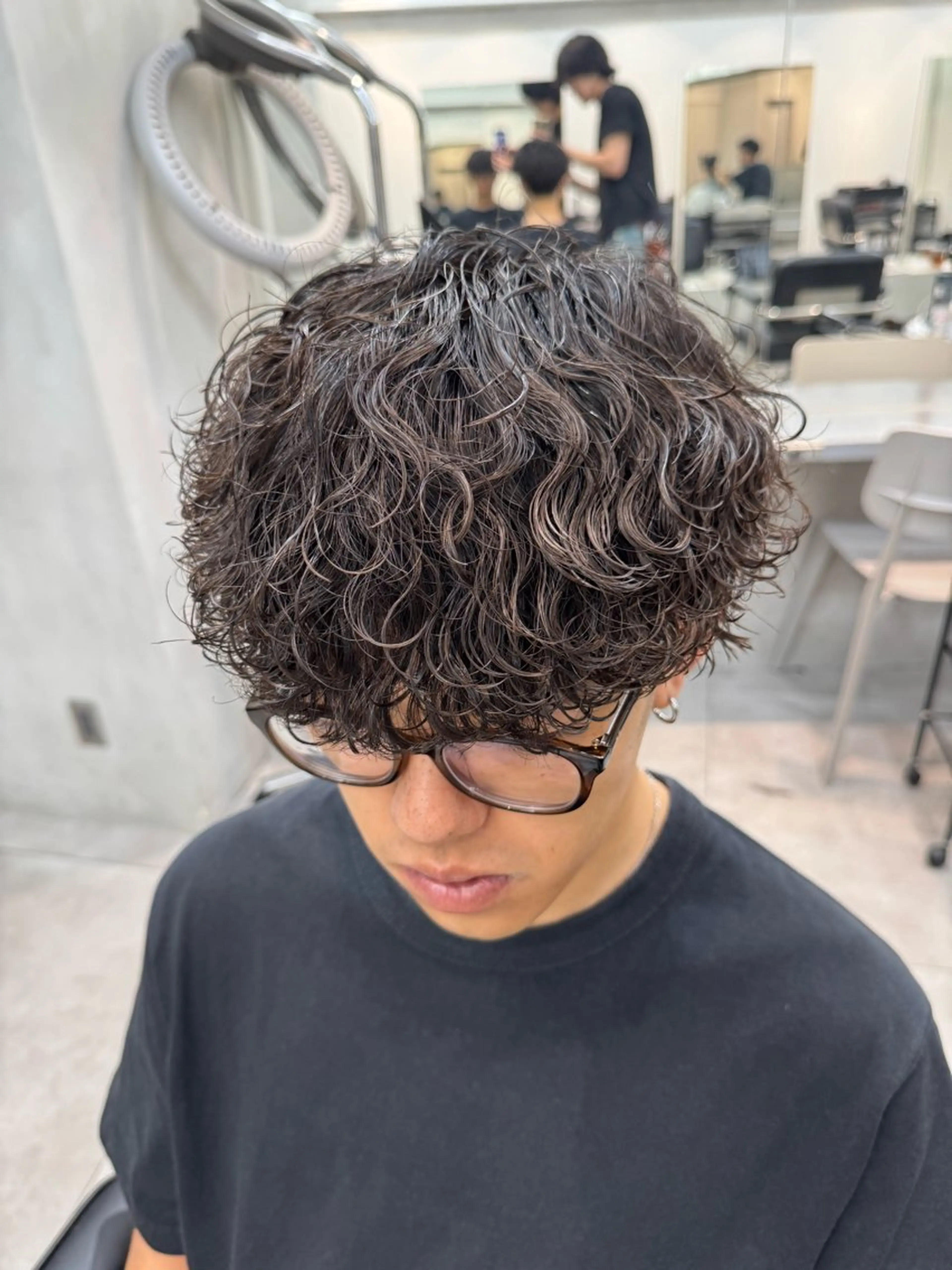 パーマ メンズ カット パーマ 大宮メンズ特化/パー マ職人/小川藍人のヘアスタイル