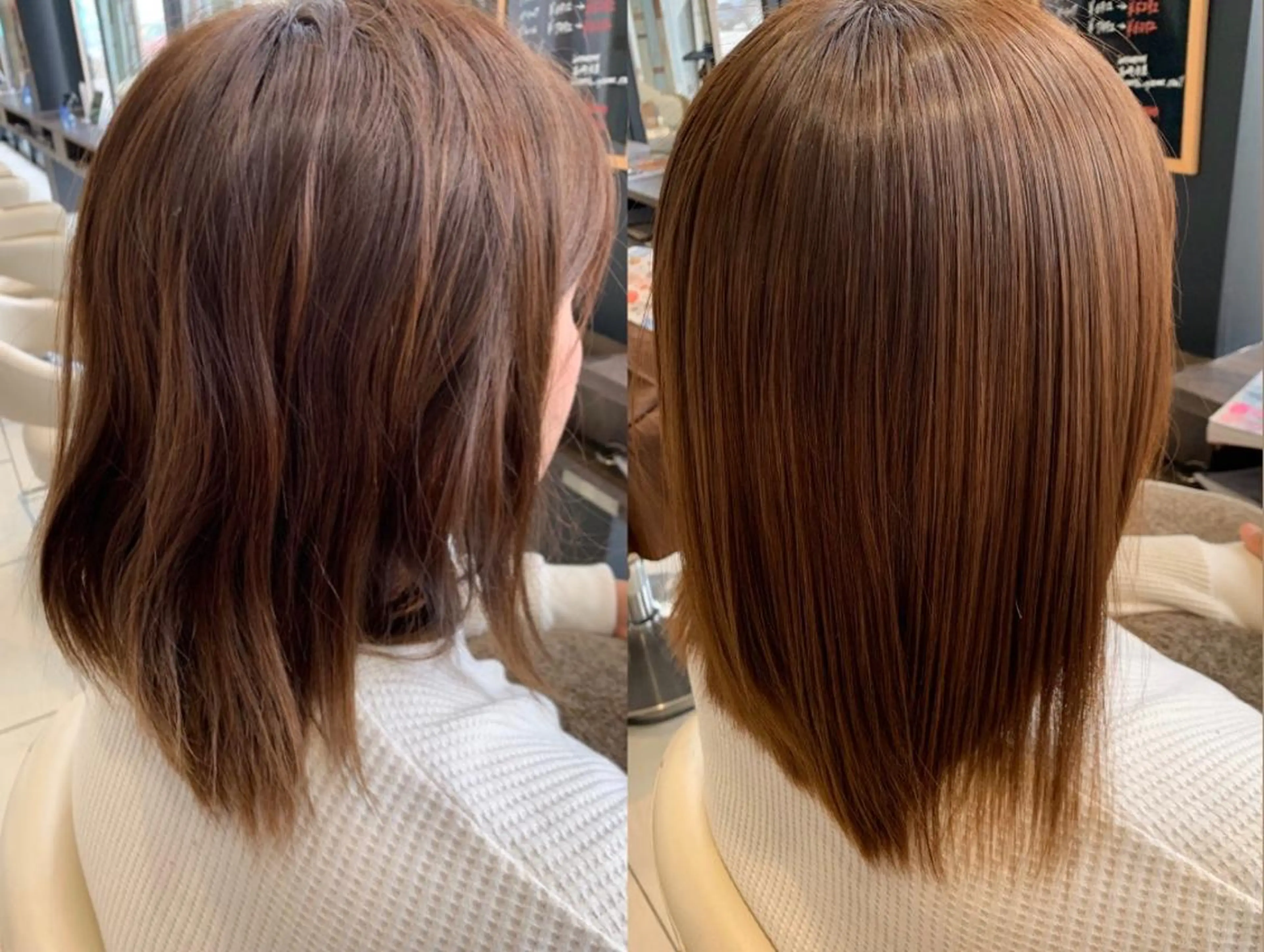 セミロング 髪質改善 トリートメント 酸熱トリートメント Natural hair designing【ナチュラル　ヘアーデザイニング】所属・新井啓介 宇都宮美容師のヘアスタイル