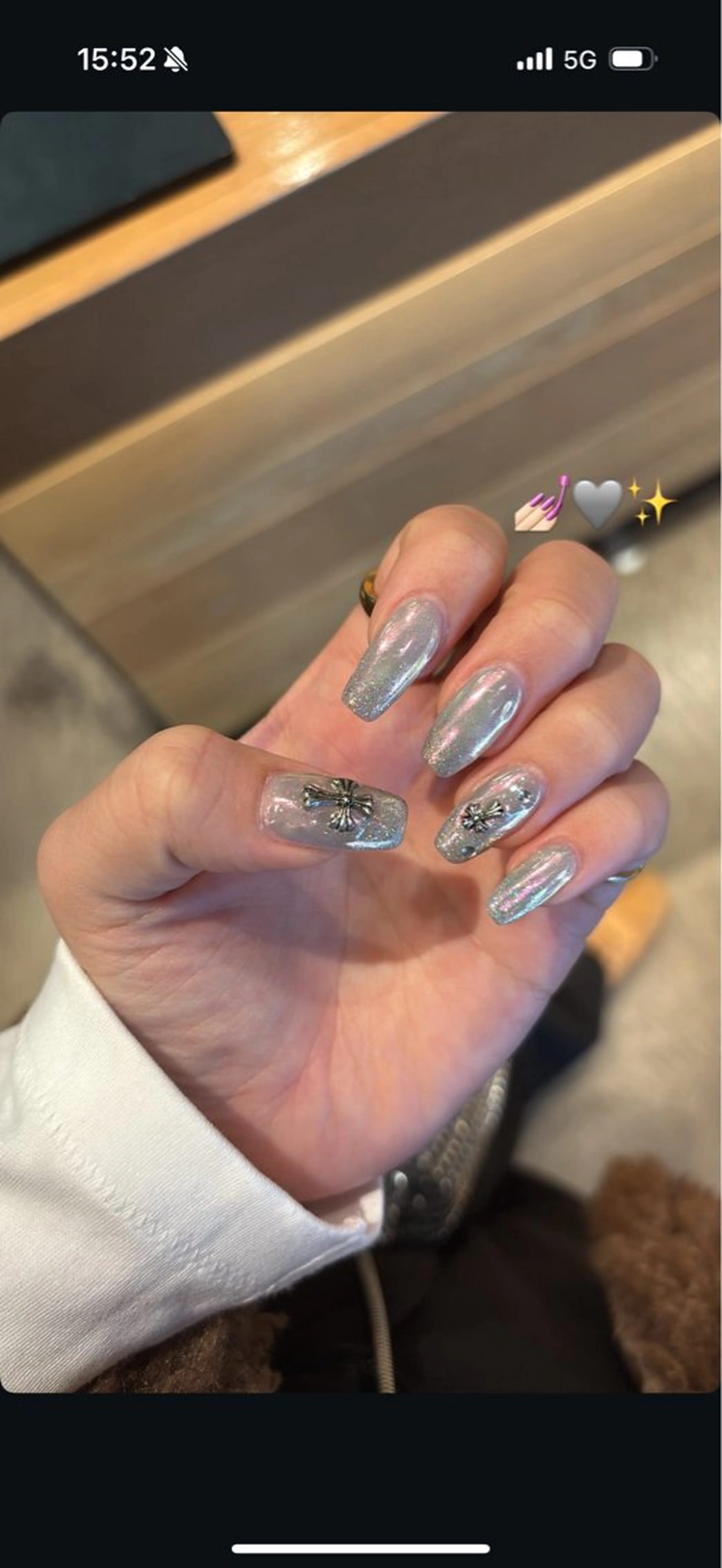 ネイル ラメ(グリッター) マグネットネイル ハンドネイル Sarina ⋆⭒˚のネイルデザイン