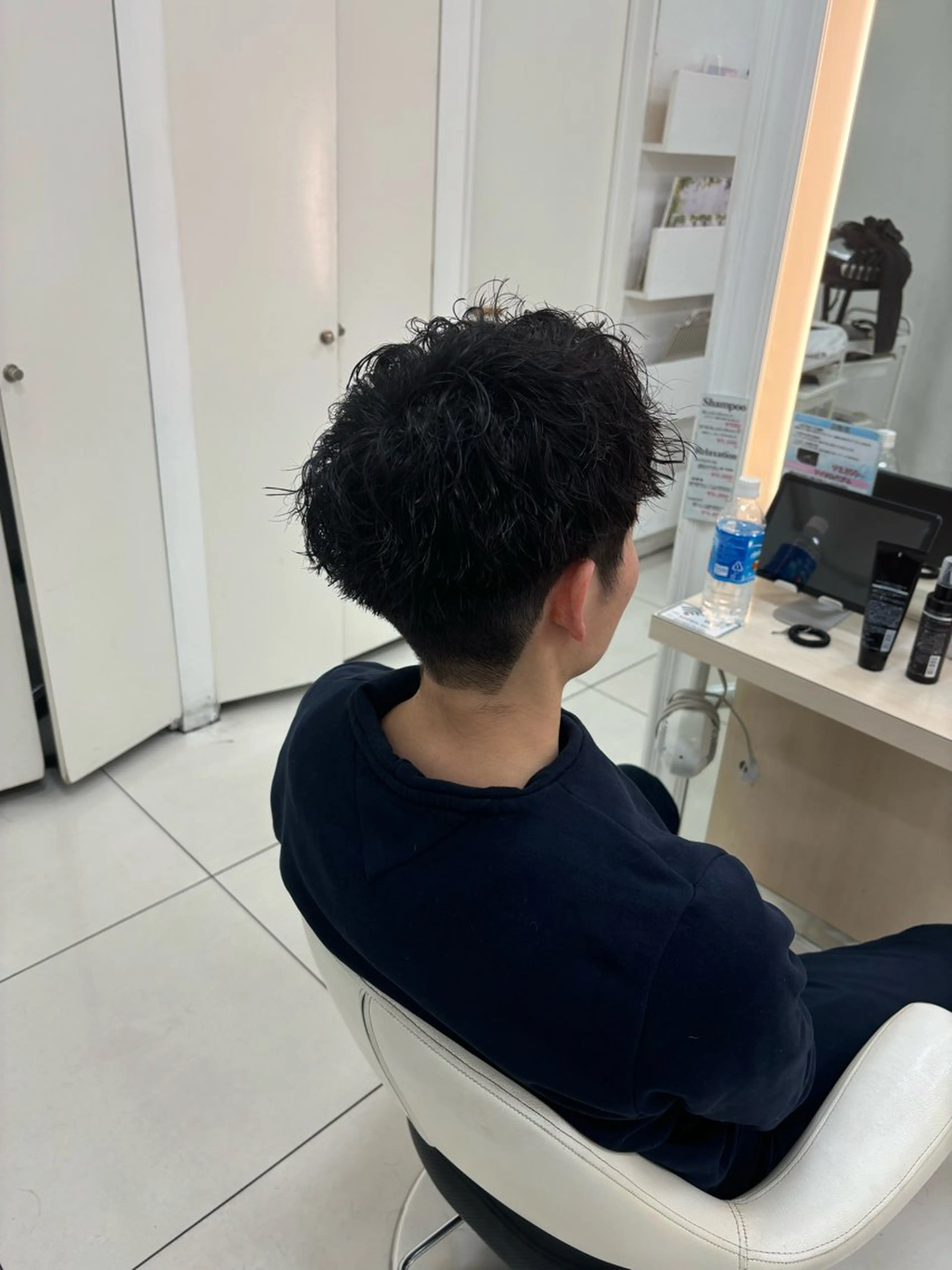 ショート パーマ メンズ カット パーマ 🫧Ash 小岩店 ハセベ🫧のヘアスタイル
