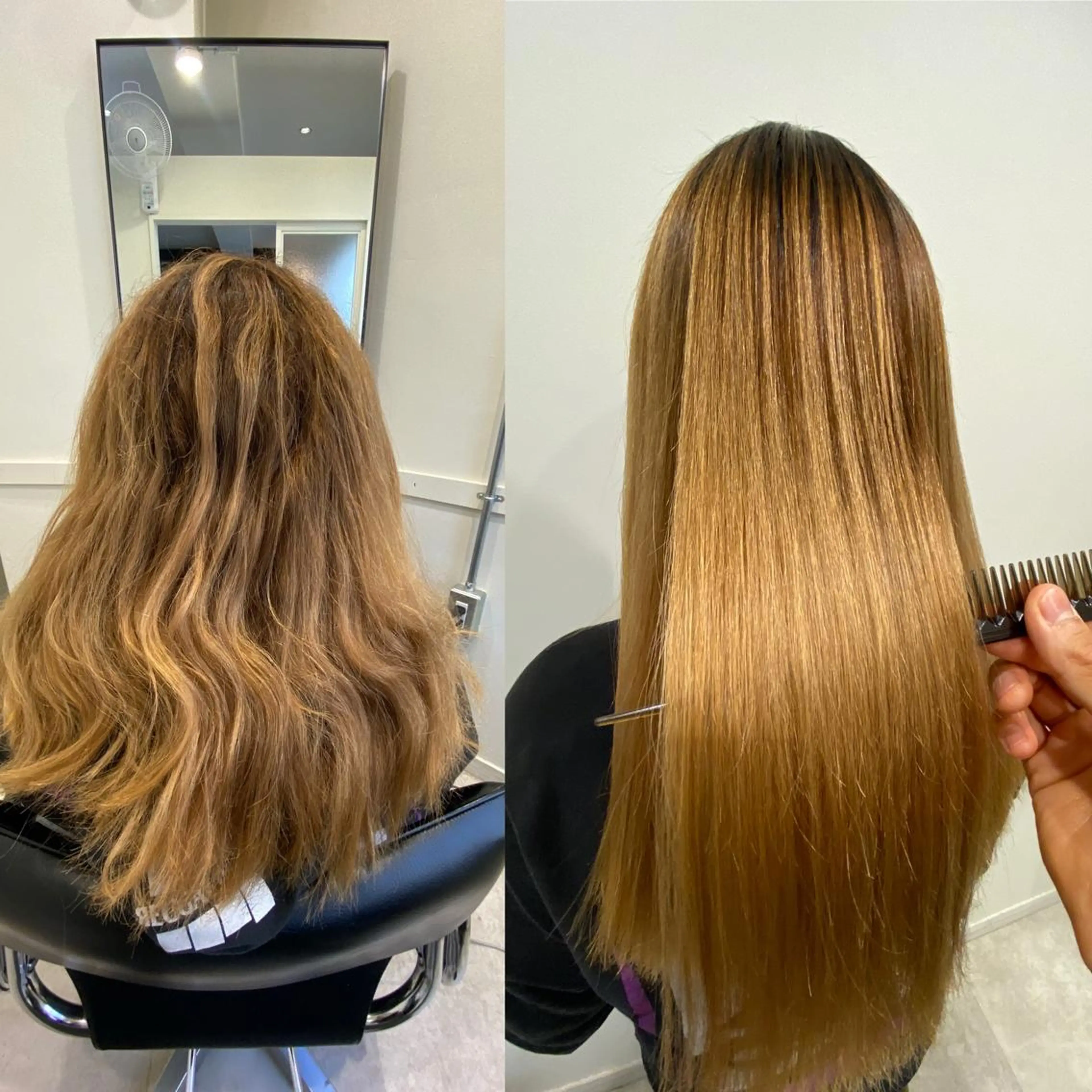 ロング パーマ 縮毛矯正 縮毛矯正 トリートメント ブリーチ縮毛矯正 ／髪質改善／KEIのヘアスタイル