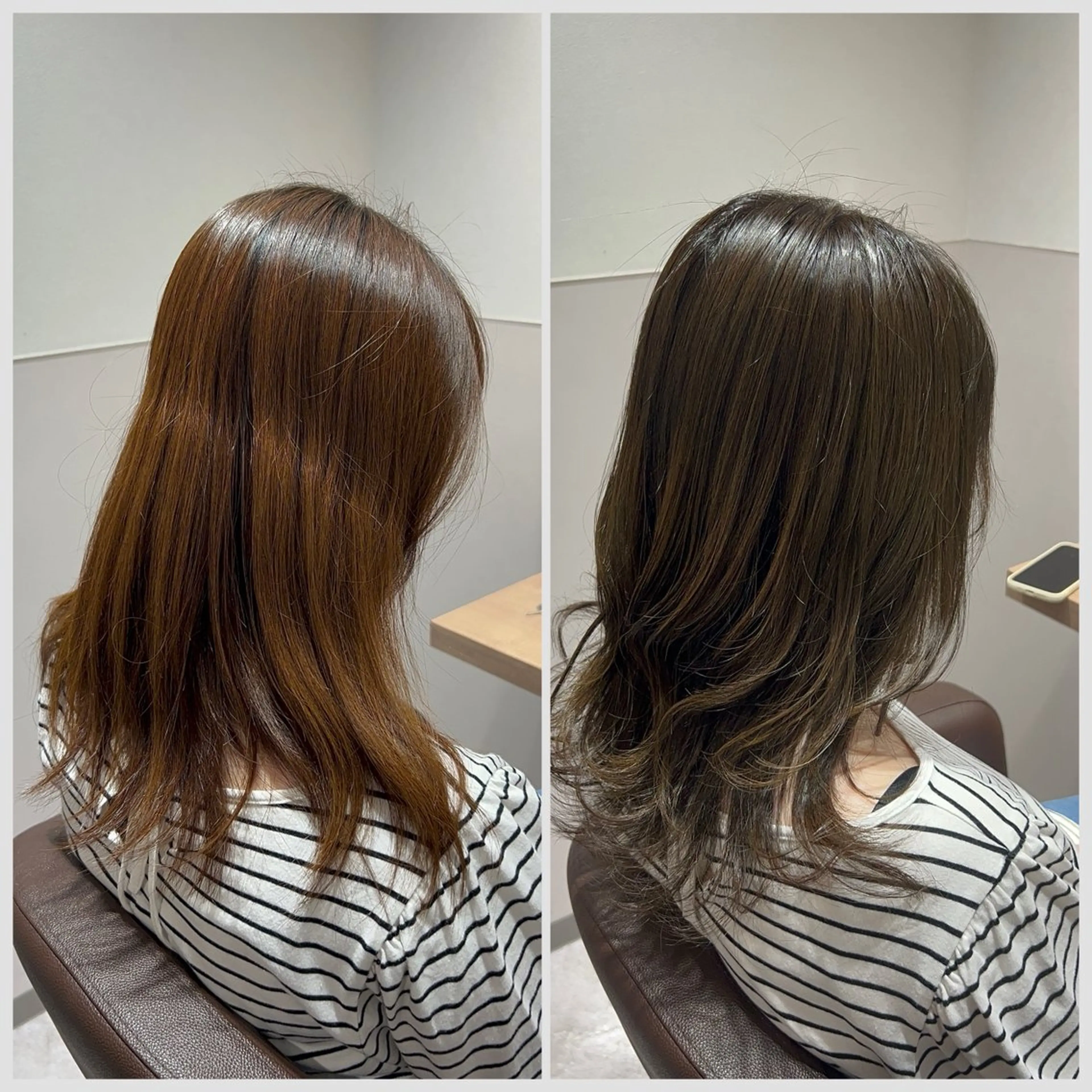 ミディアム カラー カット ヘアカラー トリートメント SALOWIN 神戸三宮店所属・【三宮/ブリーチ なしカラー】高田祐也のヘアスタイル