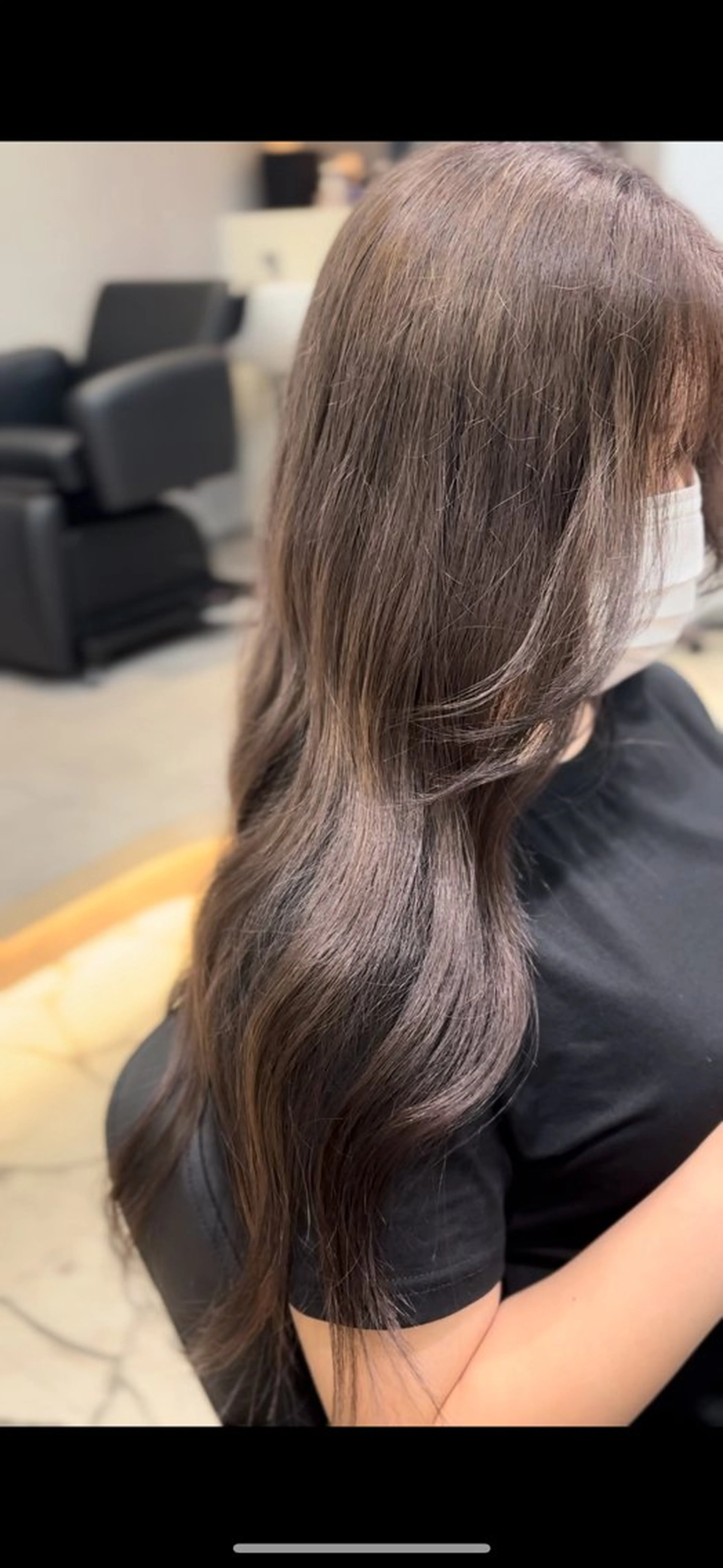 ロング ヘアカラー lapis マリナのヘアスタイル
