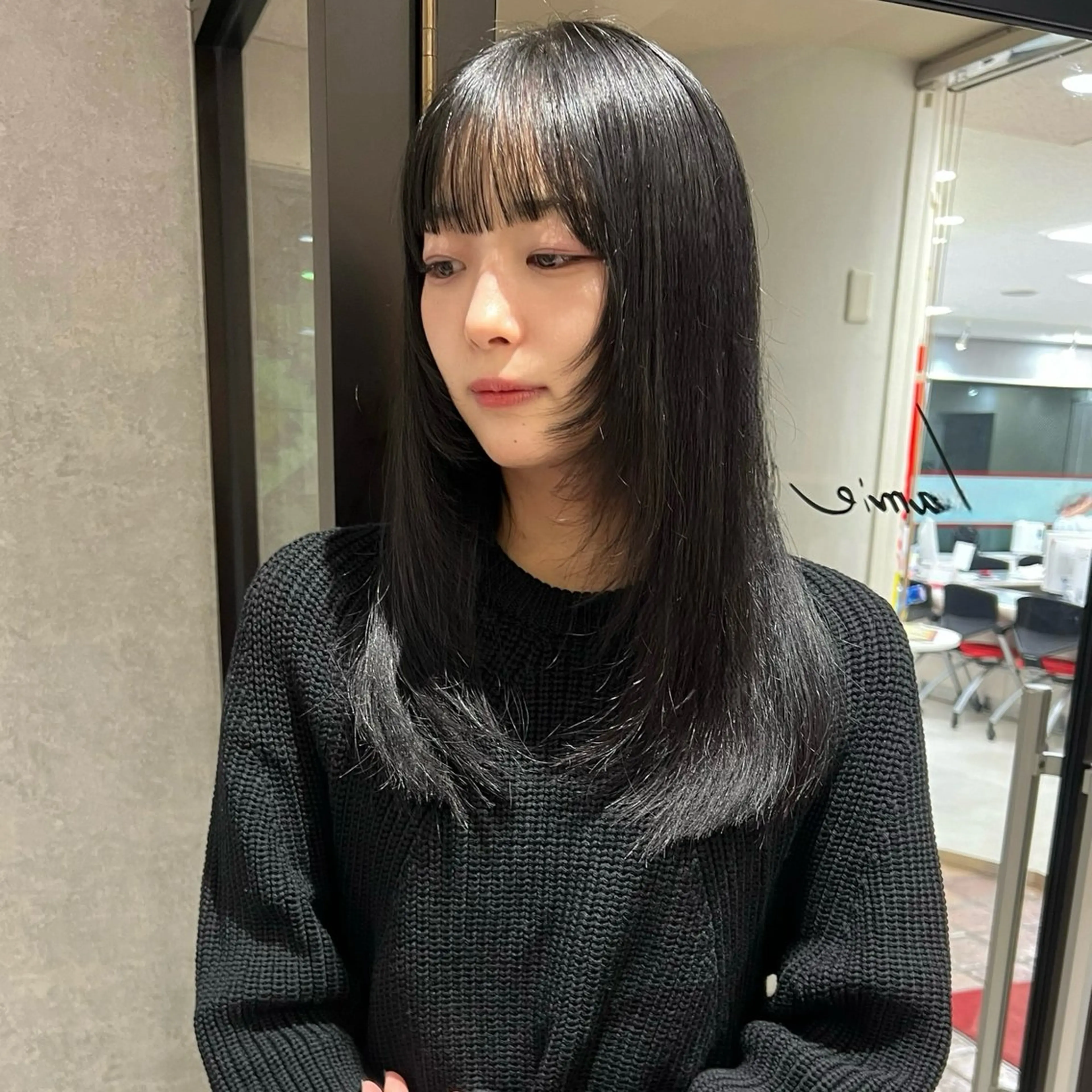 ロング カット AI TOKYO　S所属・mizuki 【韓国レイヤー】のヘアスタイル