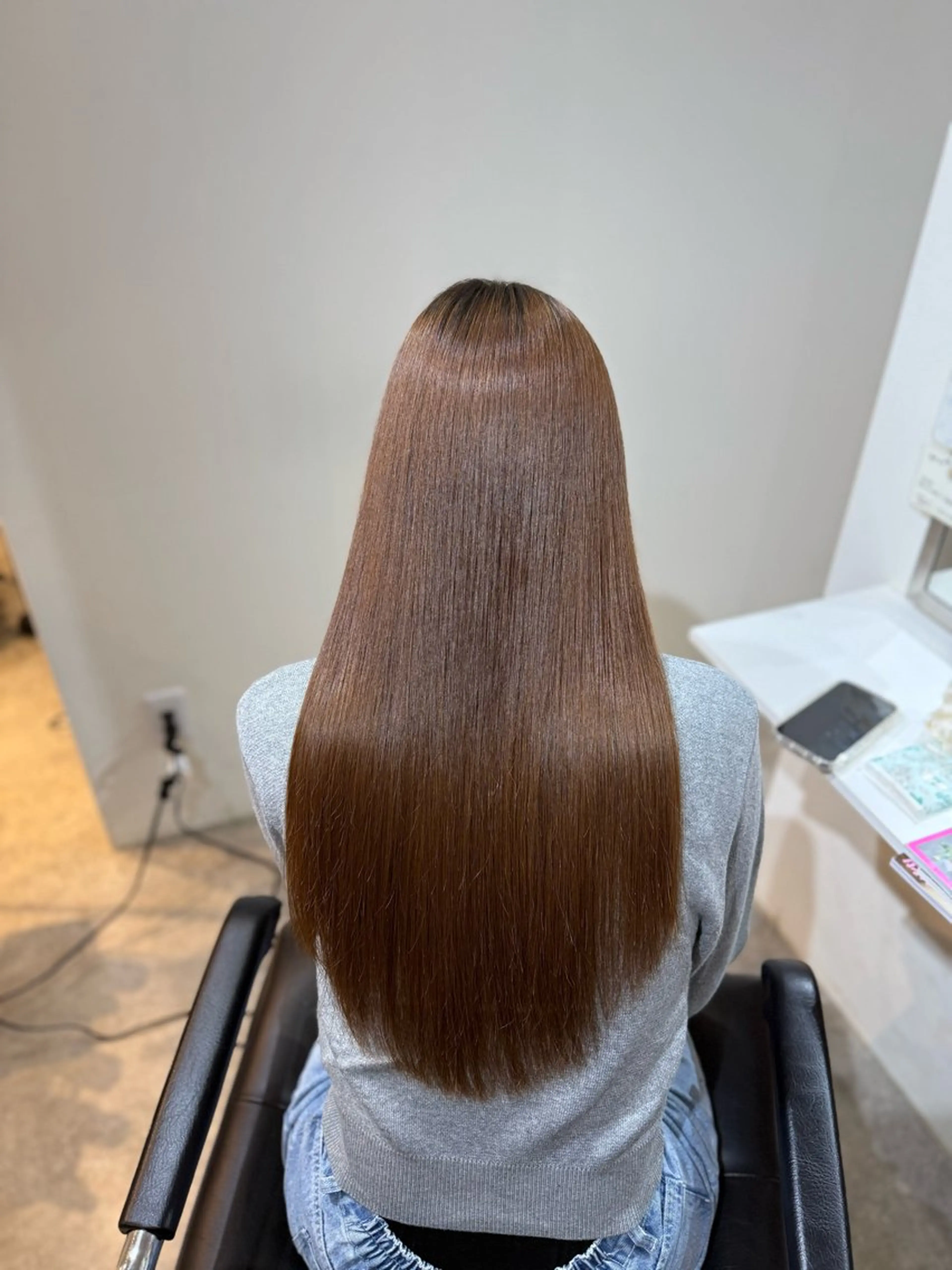 ロング 縮毛矯正 SEED LUXBE by chouchou所属・ダブルカラー大募集中 🌟いけだこうきのヘアスタイル