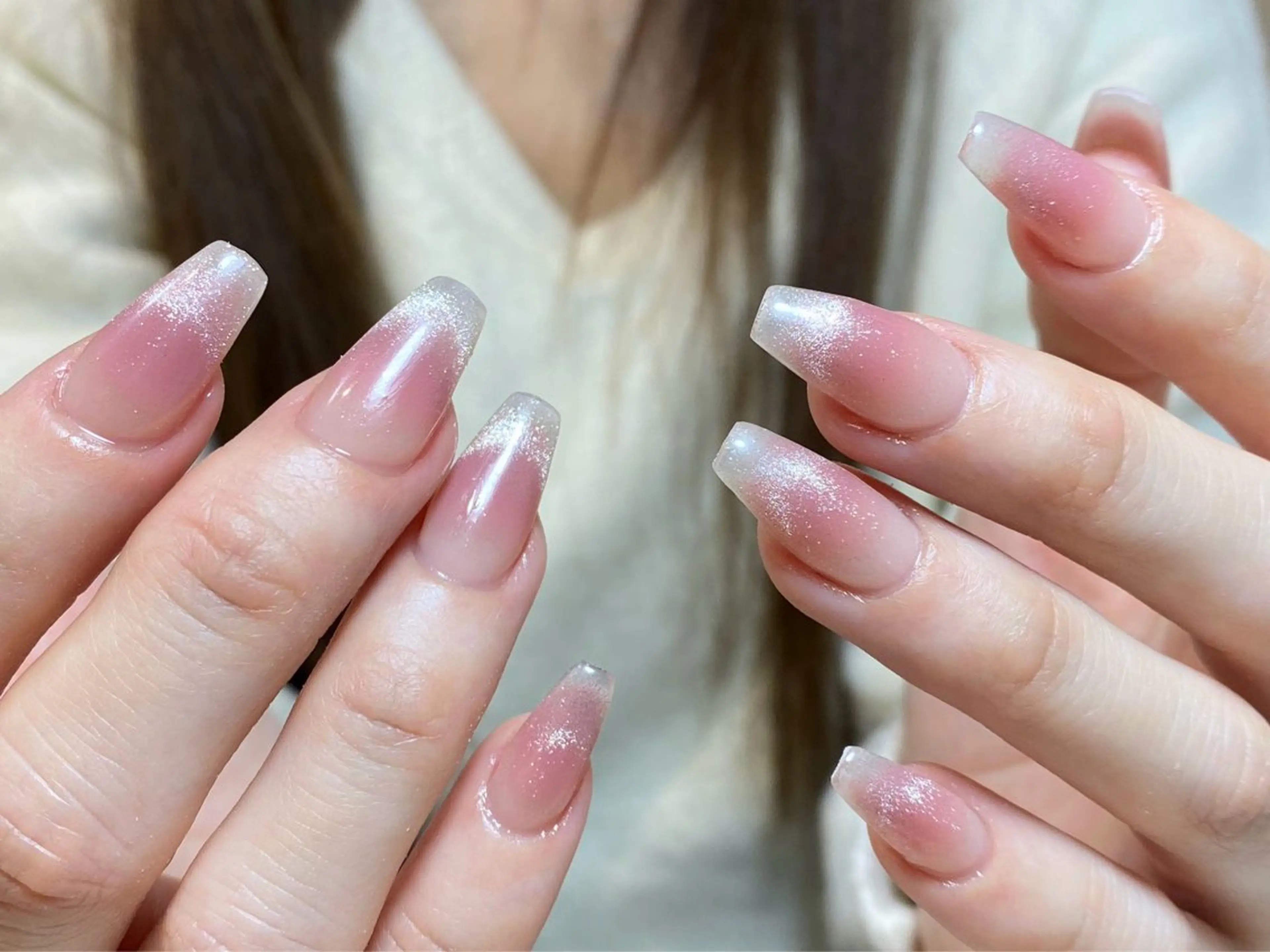 ネイル ハンドネイル Venusパラジェル 長さだし専門店のネイルデザイン