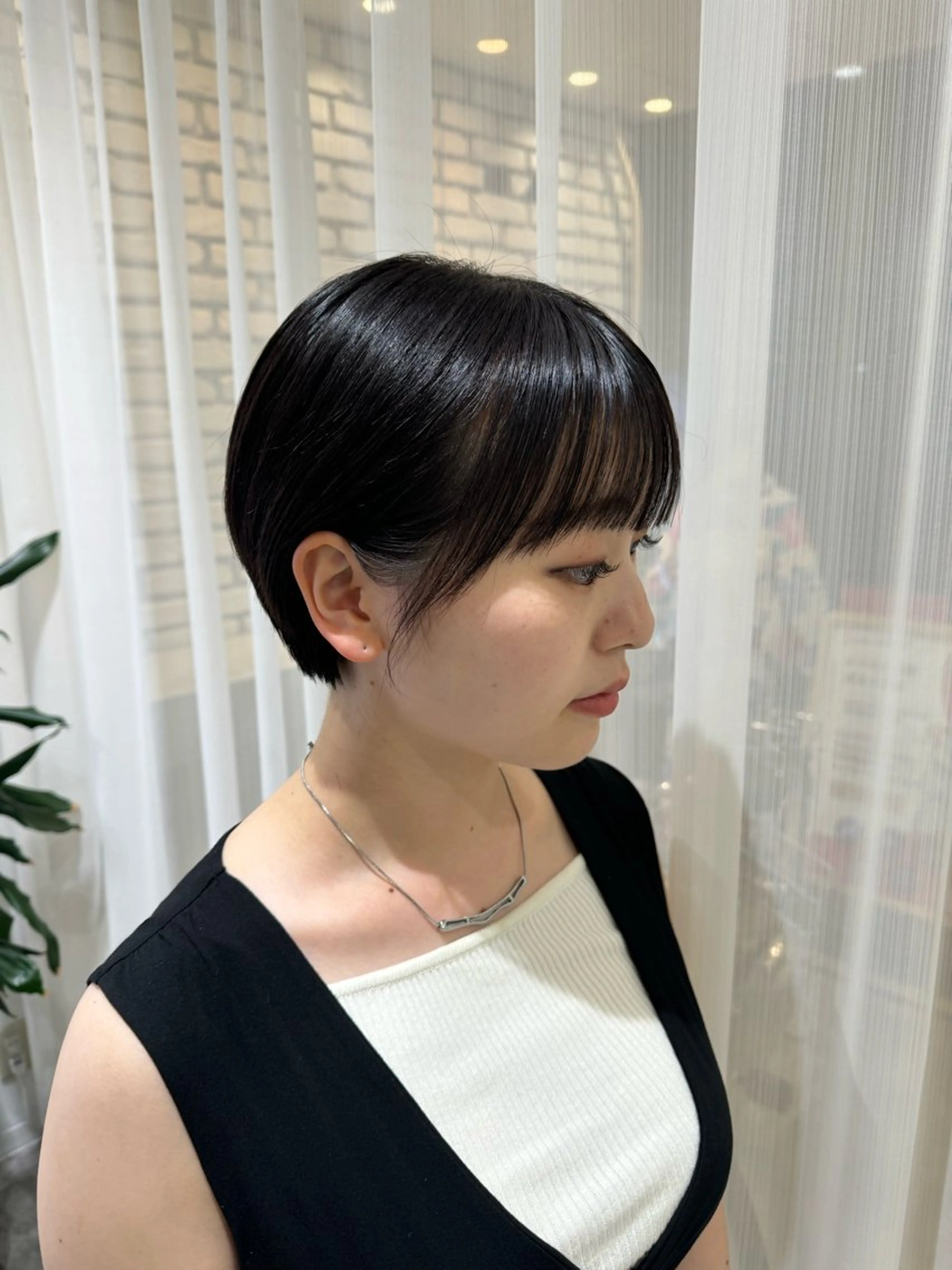 ショート ショートヘア カット 遊佐 みくりのヘアスタイル