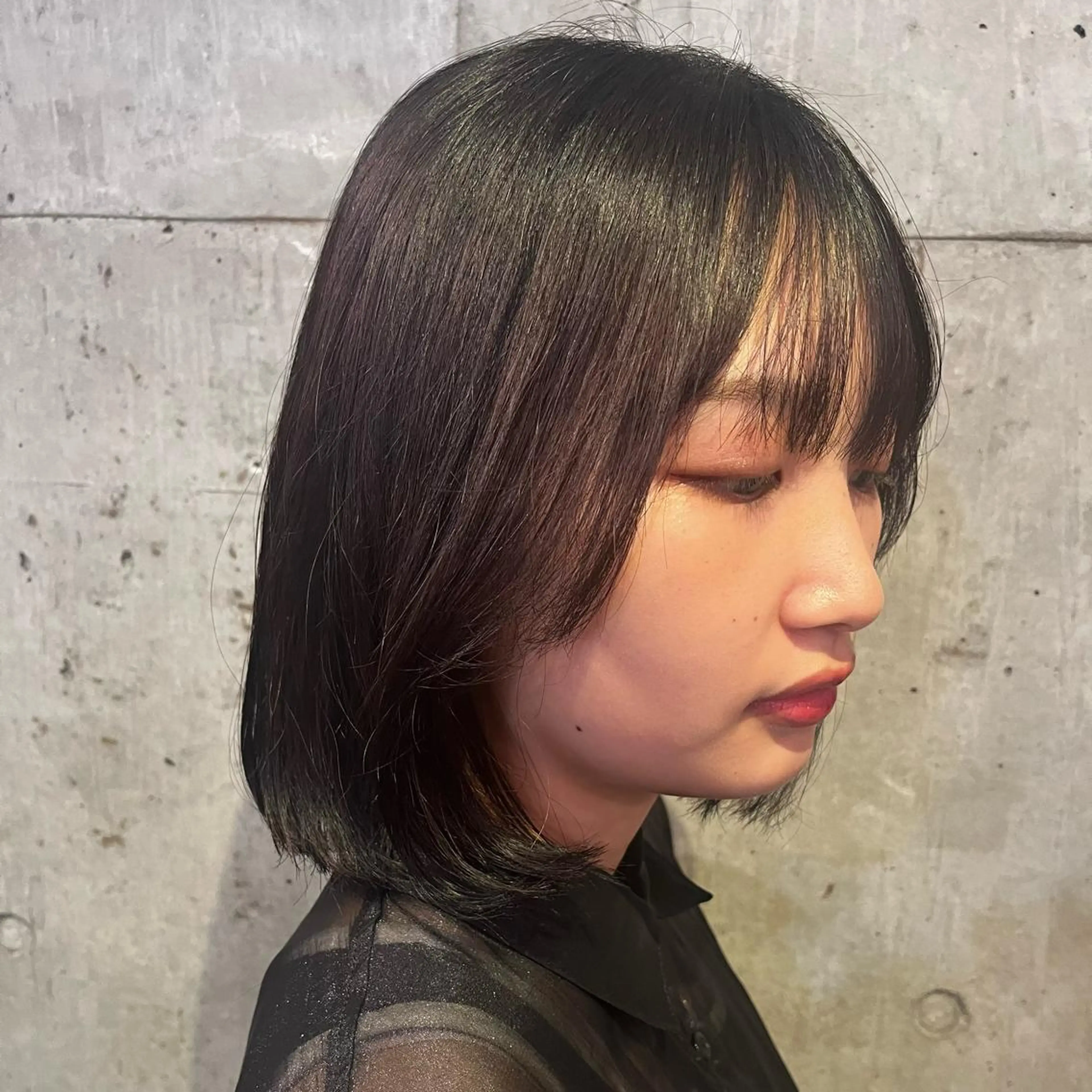 カラー ducca所属・ナガト カオリのヘアスタイル