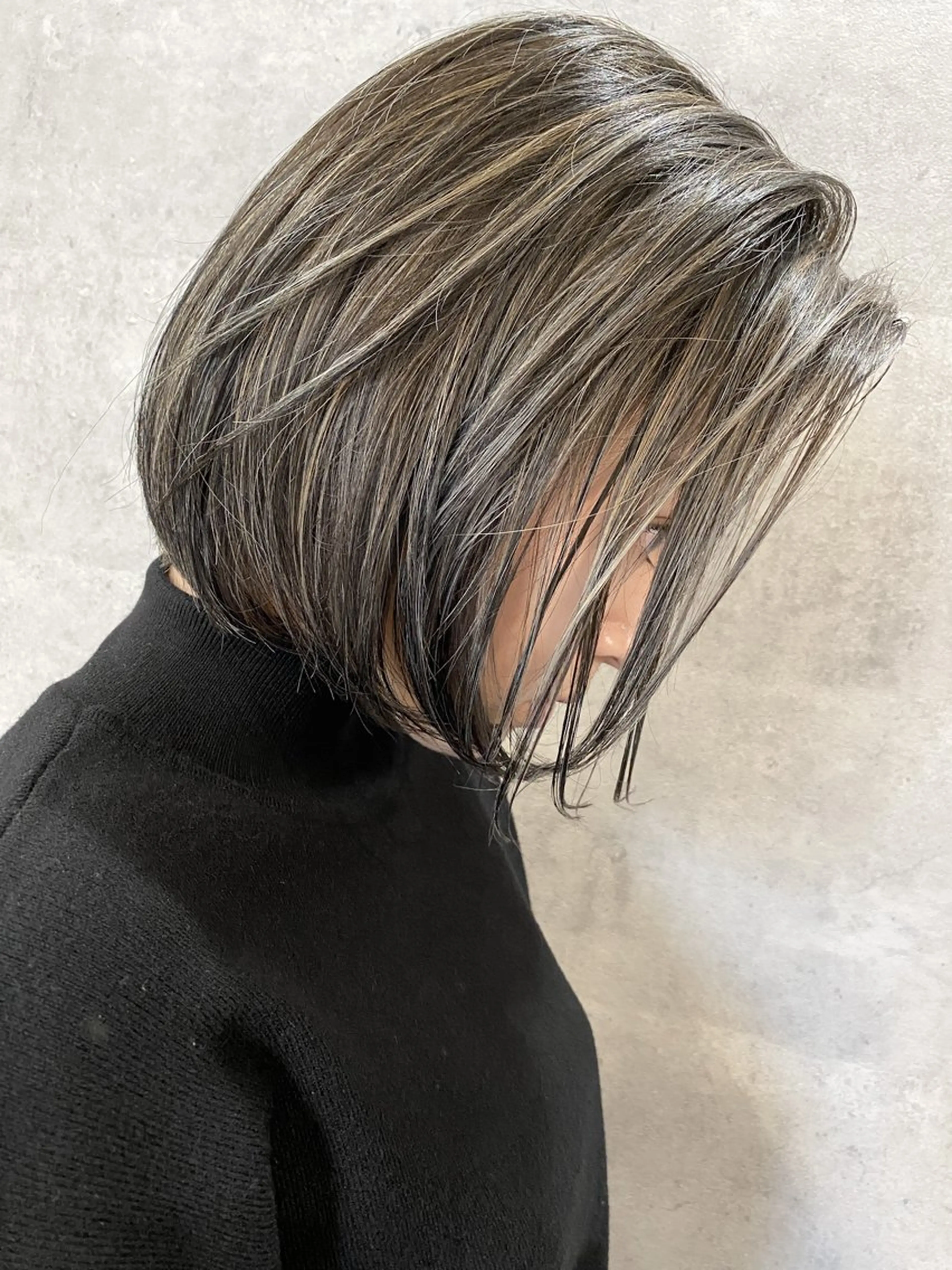 ショート ハイライト 'oli所属・難波'oli【オリ】 美容室のヘアスタイル
