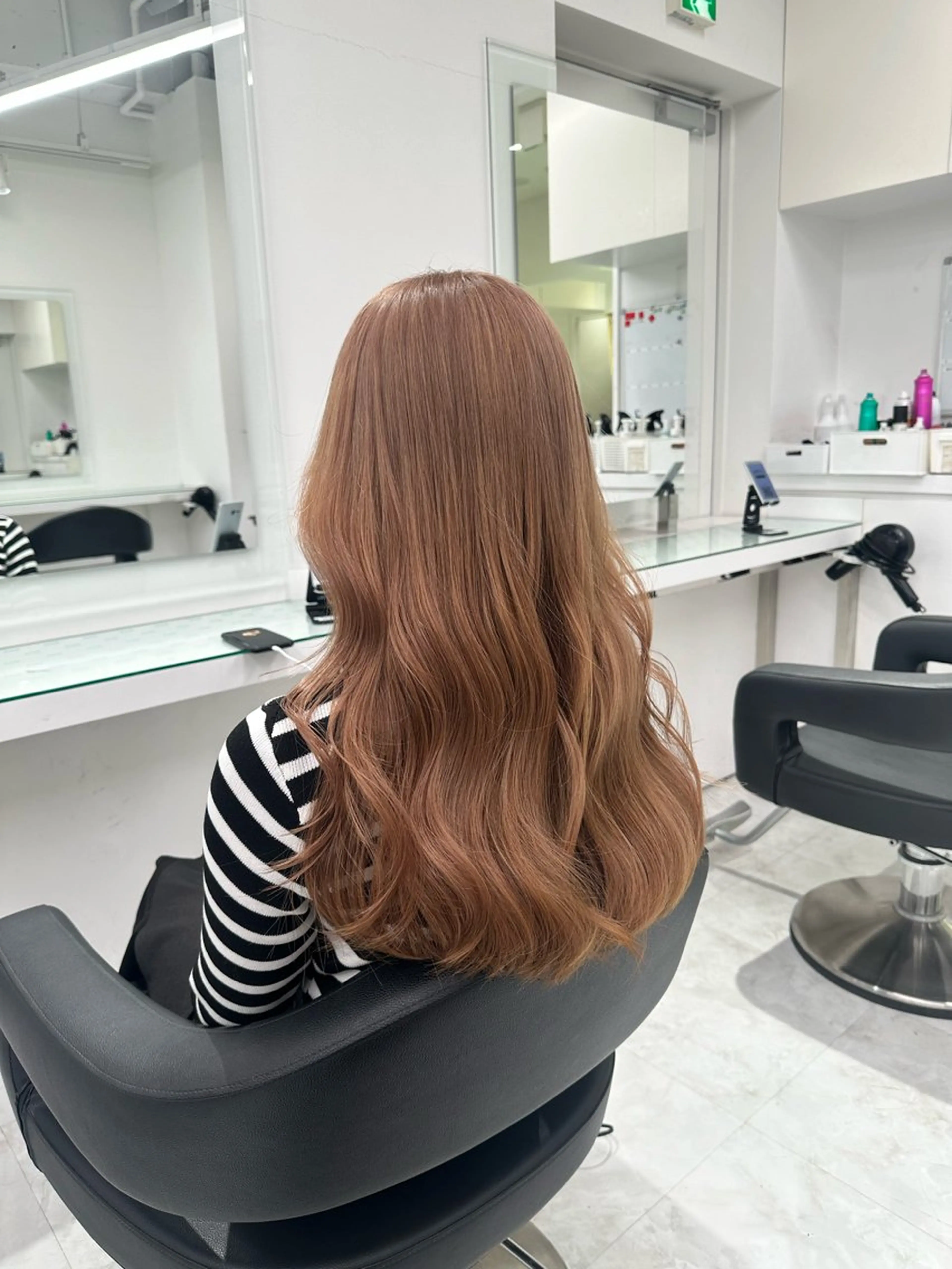 カラー マンツーマン/原宿/ 透明感カラー⭐️のヘアスタイル