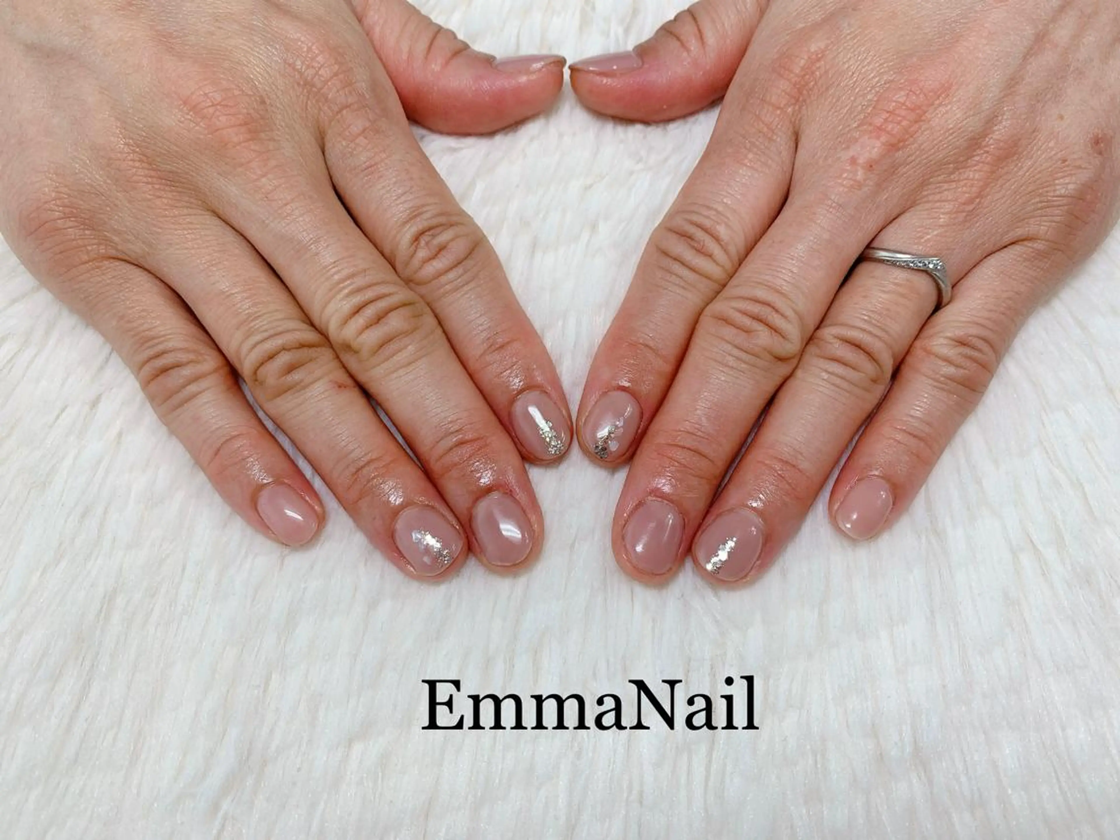 ネイル ラメ(グリッター) ハンドネイル salon EM&A emiのネイルデザイン