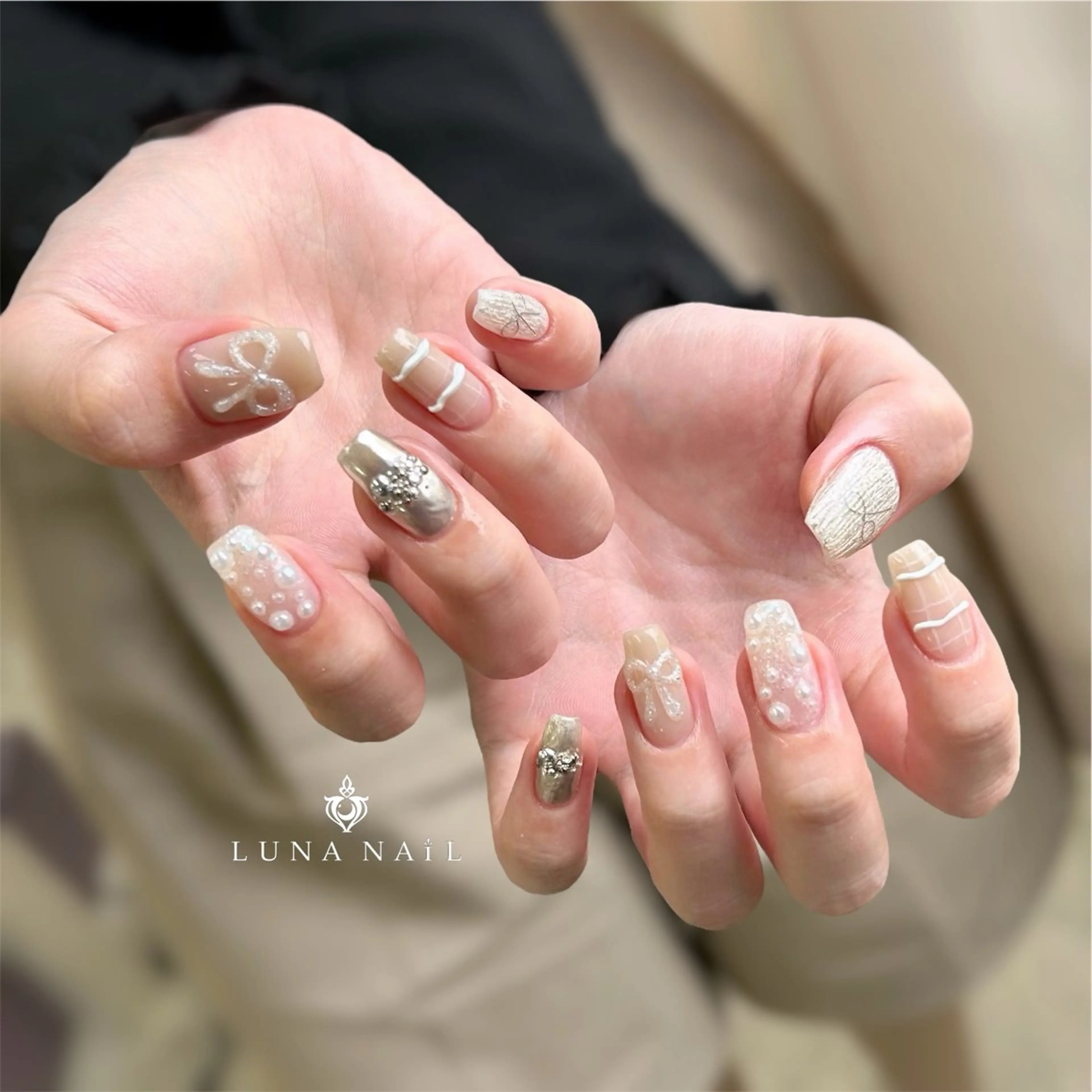 ネイル ハンドネイル アトリエ　ミモザ所属・いまむら あかりのネイルデザイン