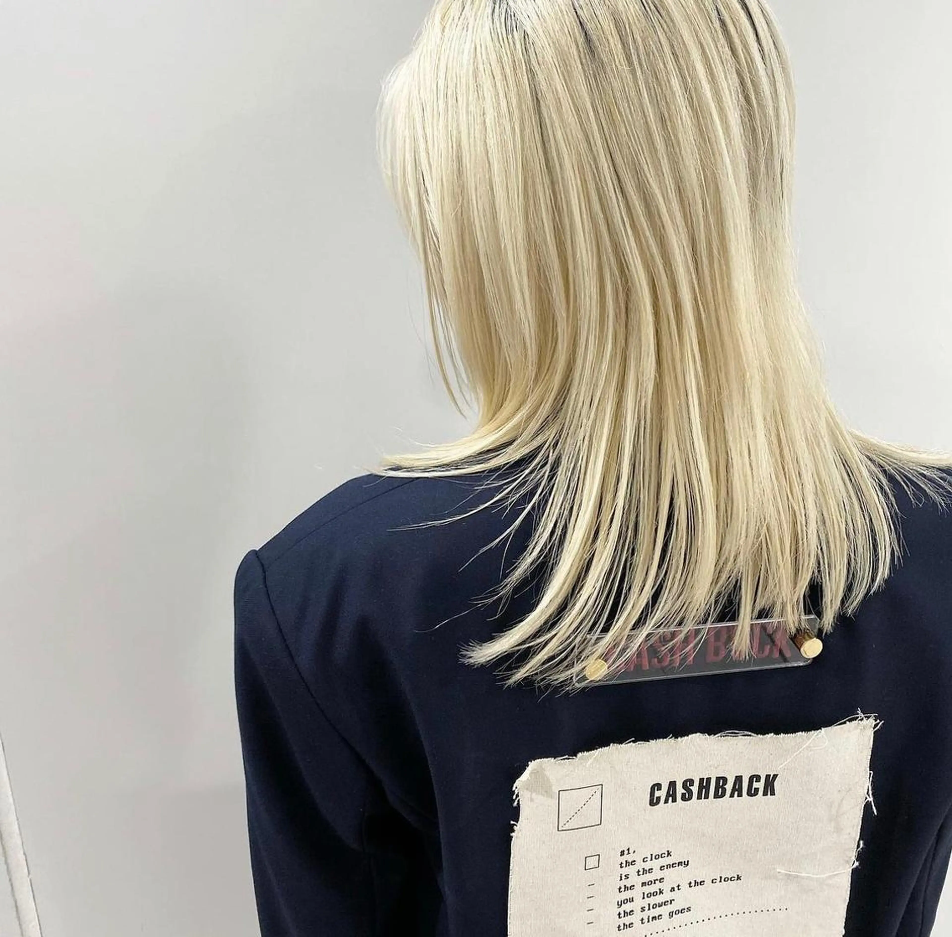 ミディアム カラー ヘアアレンジ ブロンド レイヤーカット 【姫カット】 ナカムラコウキのヘアスタイル