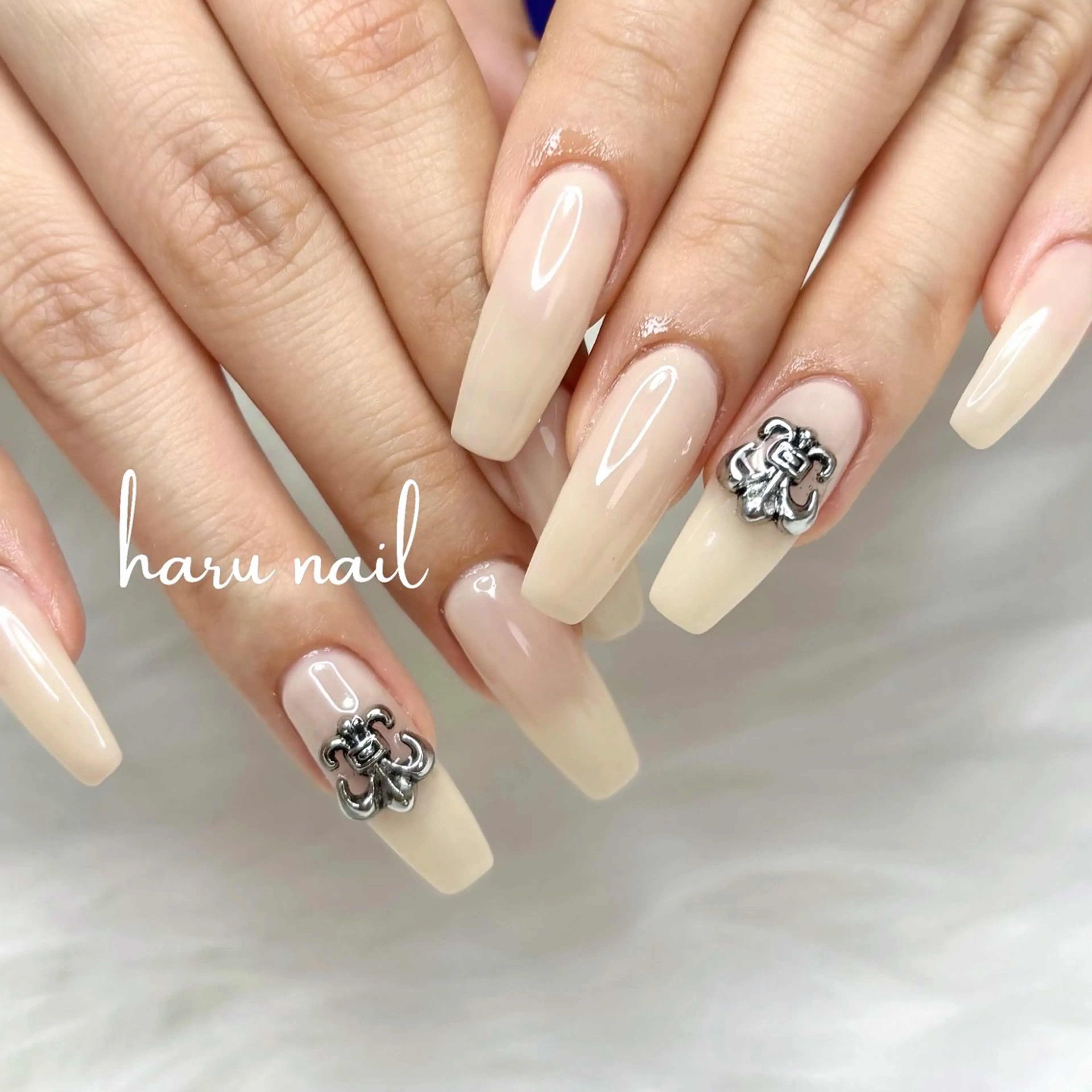 ネイル ワンカラーネイル ハンドネイル haru nail所属・harunail Shionのネイルデザイン