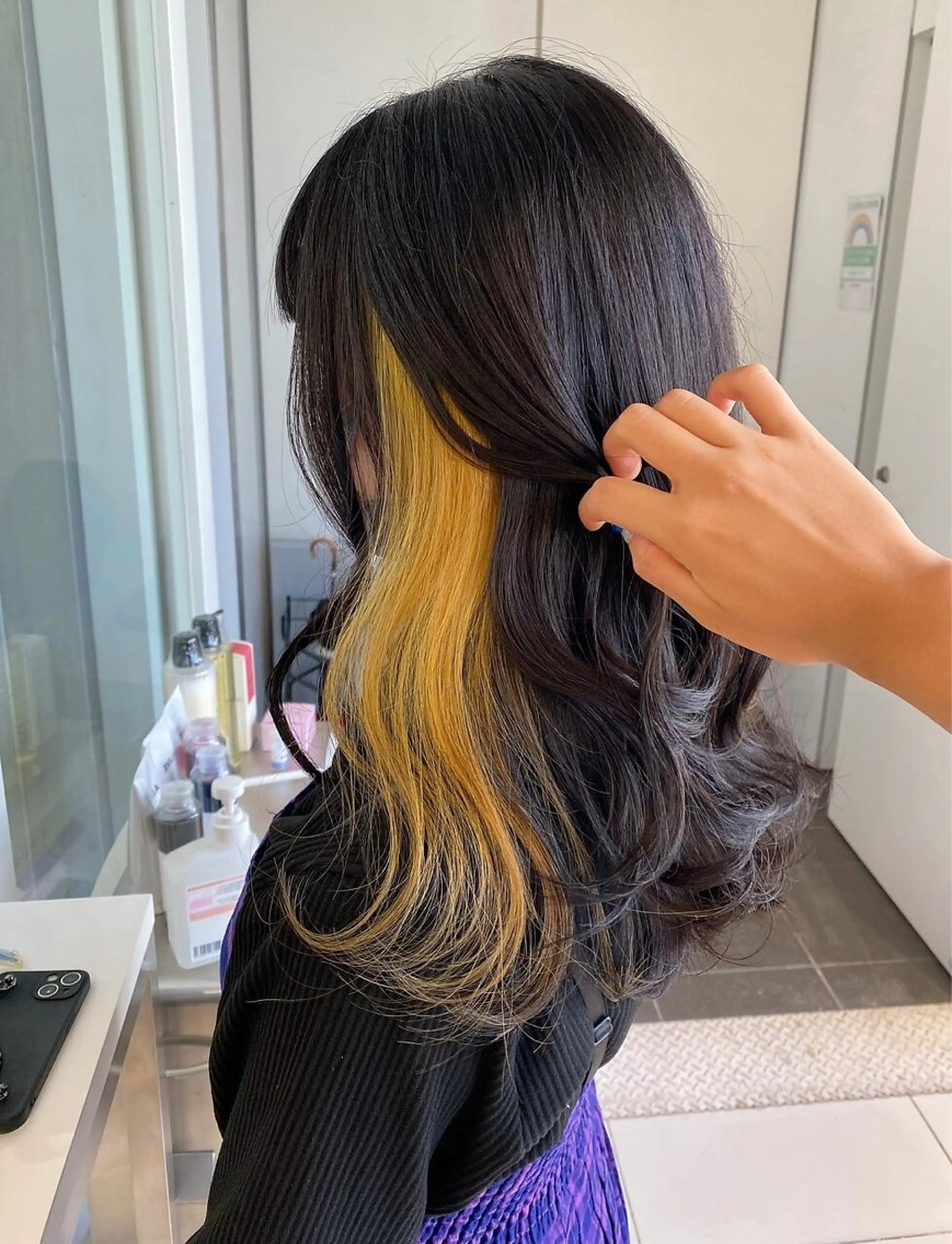 セミロング カラー ALIVE原宿🖤 カラーリストるねこのヘアスタイル