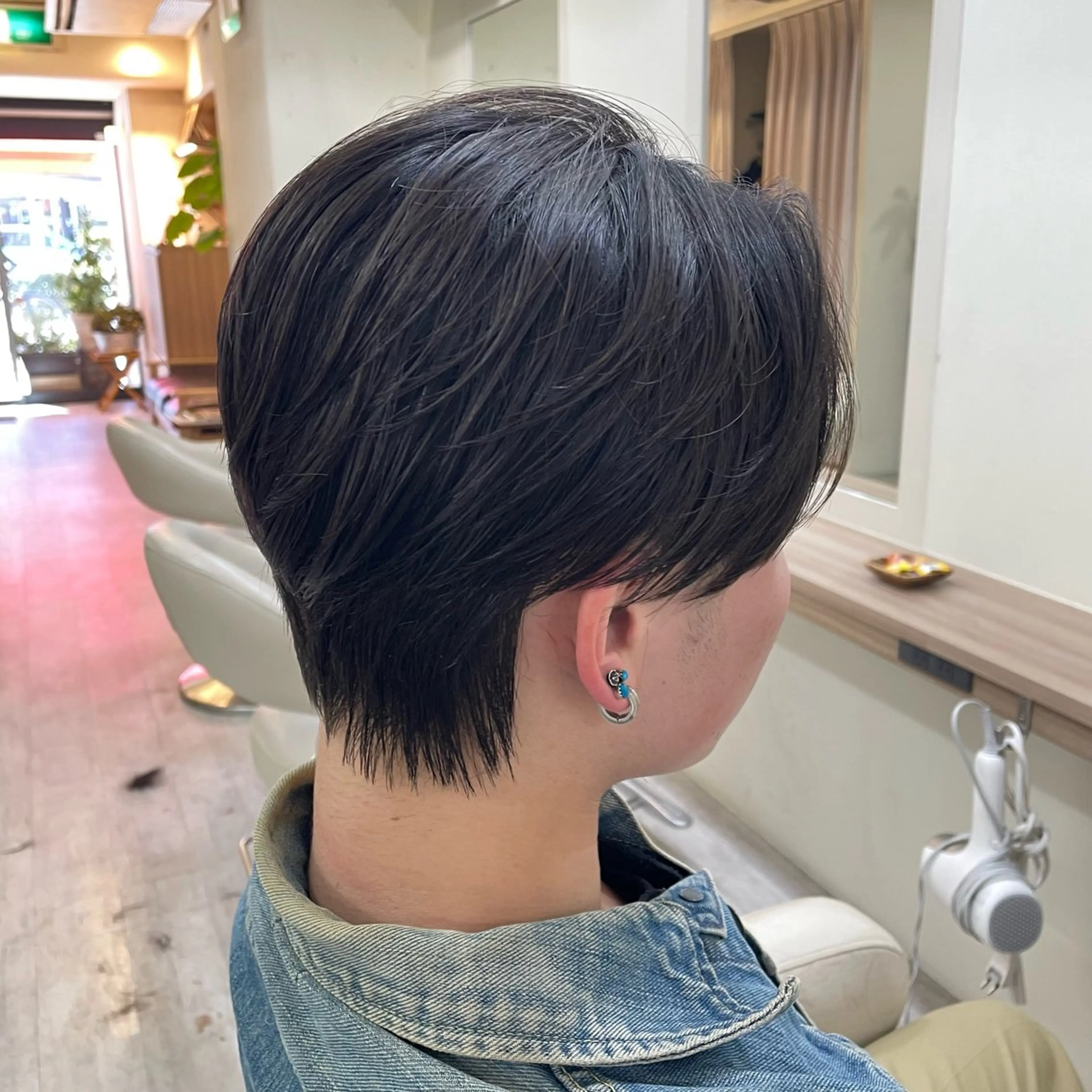 メンズ カット 美髪ストレート 🌙上山リルのヘアスタイル